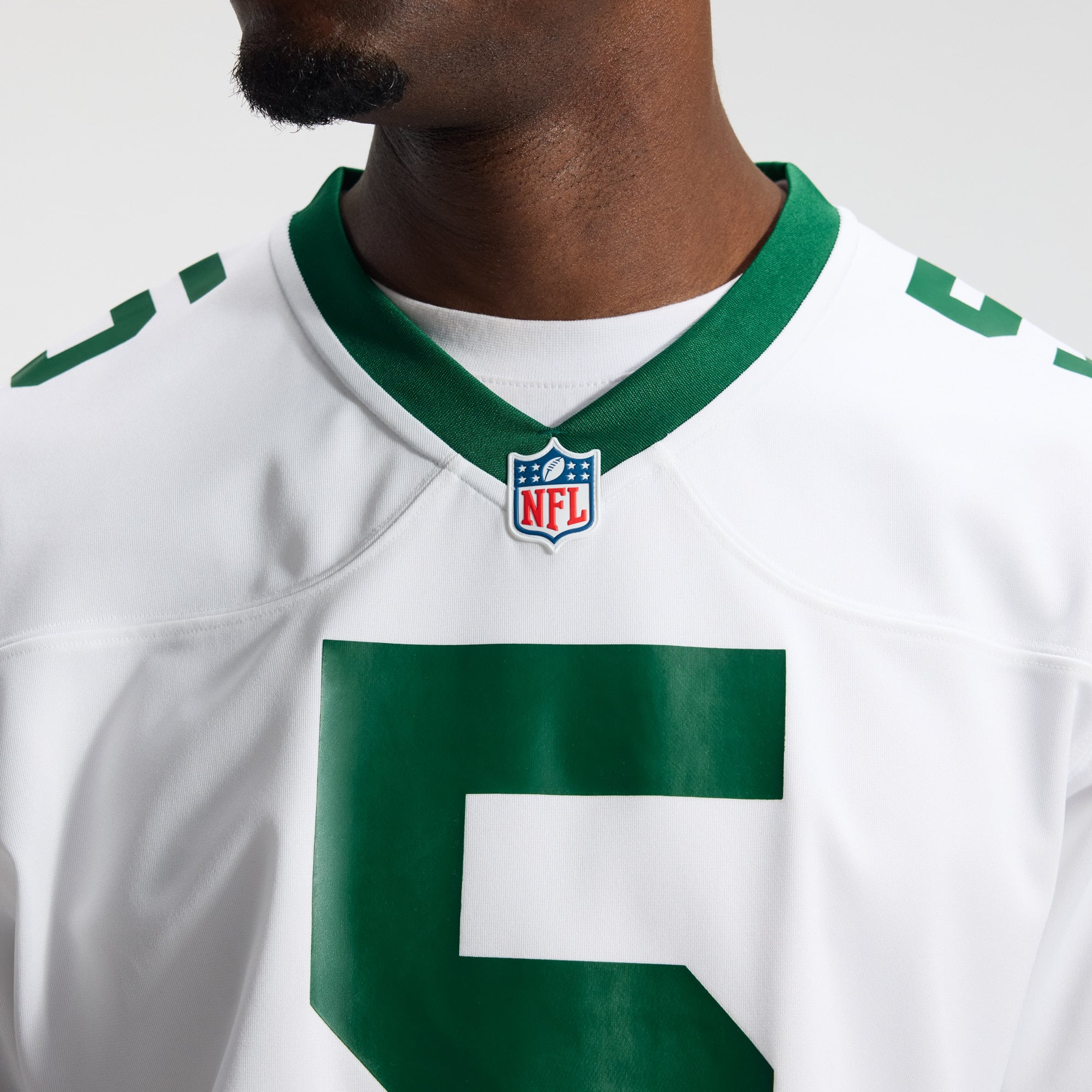 Garrett Wilson New York Jets Game Jersey - Legacy Green - White - Image 11