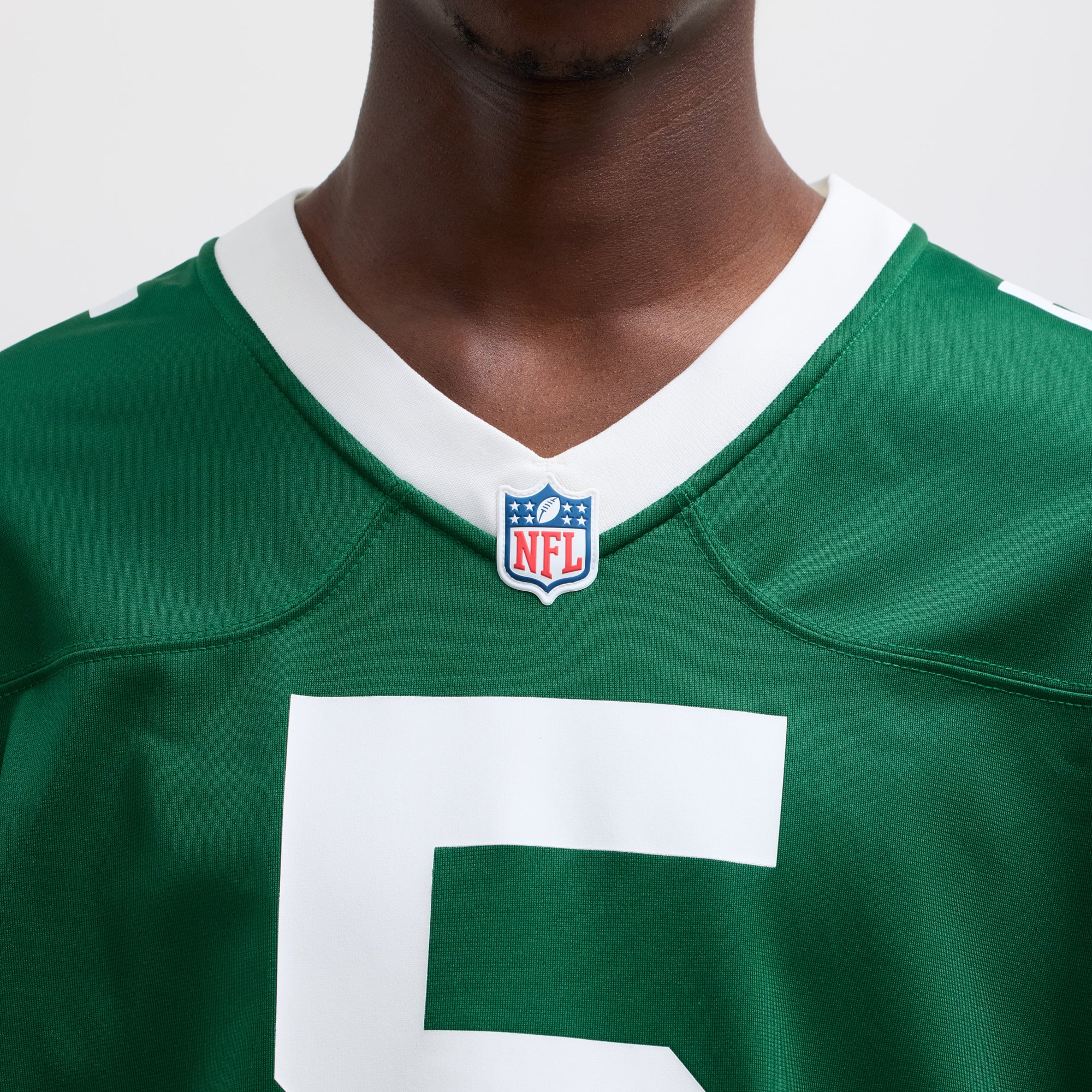 Garrett Wilson New York Jets Game Jersey - Legacy White - Green - Image 8