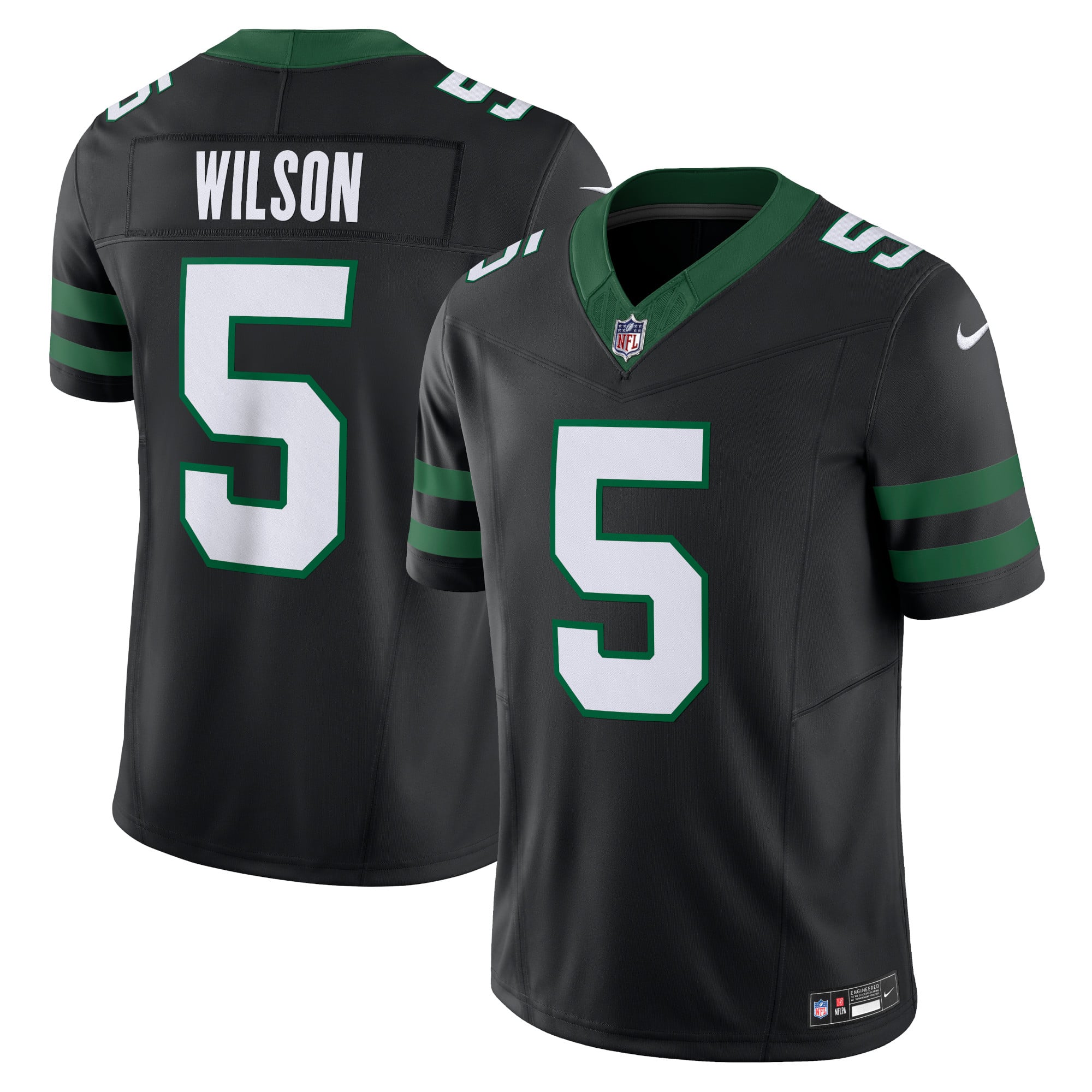 Garrett Wilson New York Jets Vapor F.U.S.E. Limited Jersey - Legacy Green - Black - Image 2