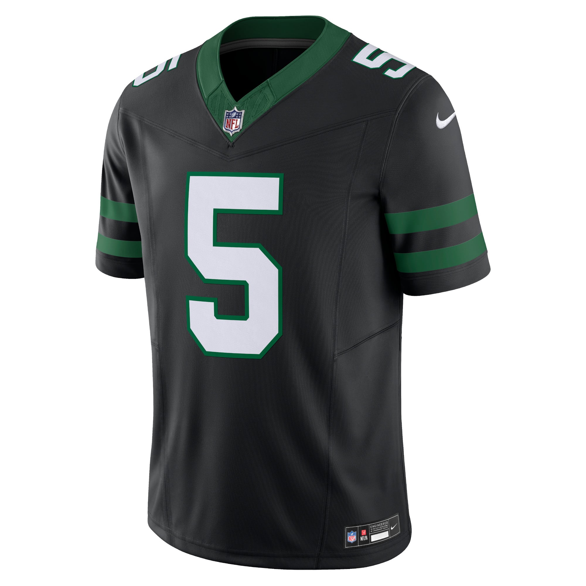 Garrett Wilson New York Jets Vapor F.U.S.E. Limited Jersey - Legacy White - Black - Image 3