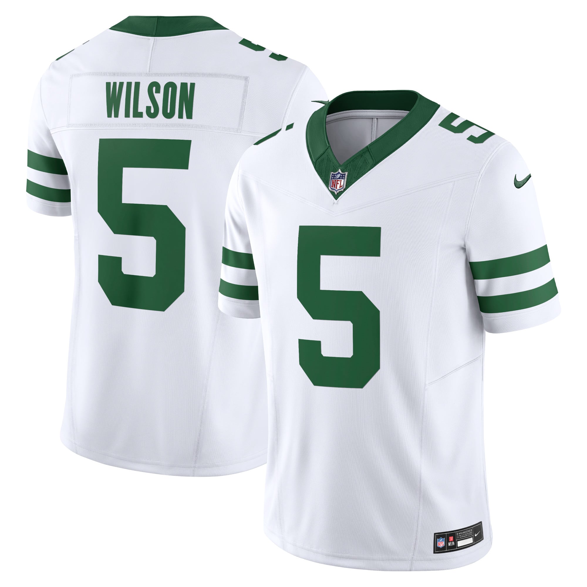 Garrett Wilson New York Jets Vapor F.U.S.E. Limited Jersey - Legacy White - White