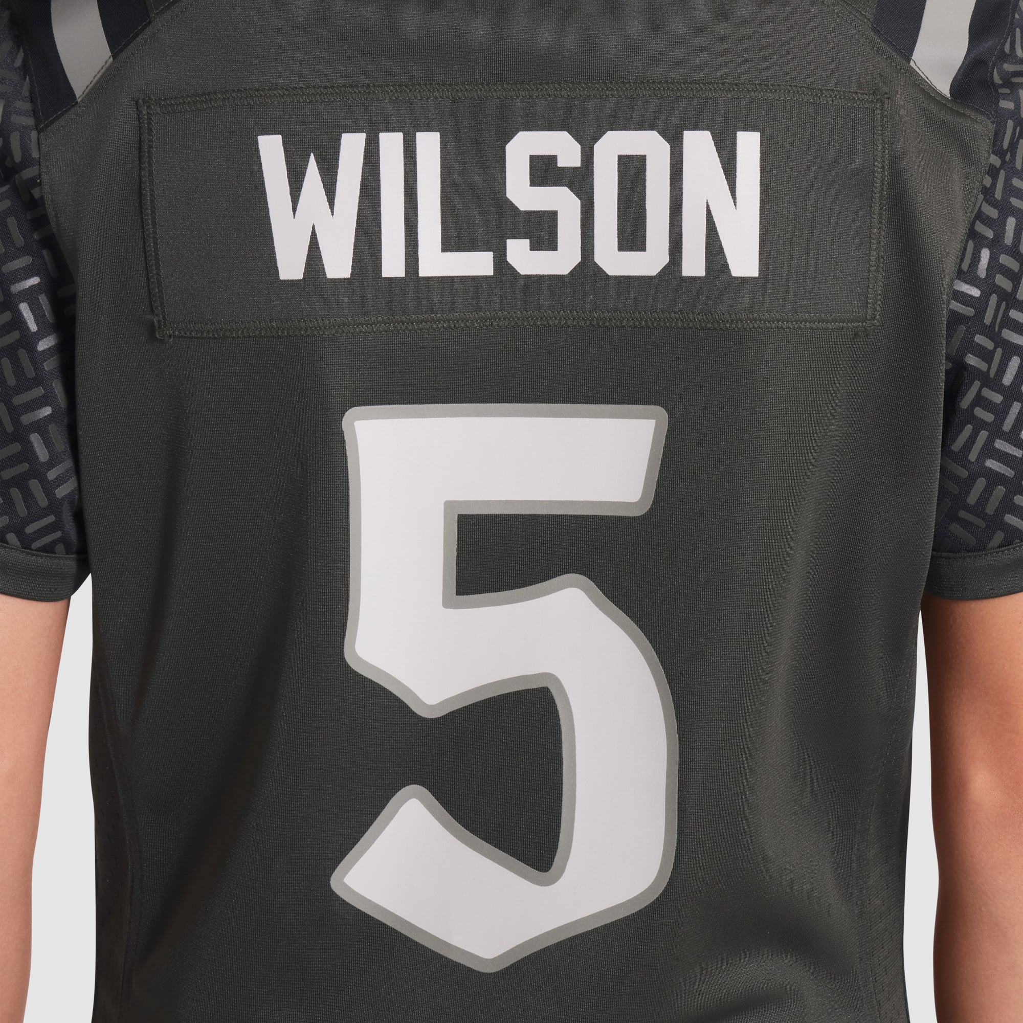 Garrett Wilson New York Jets Women's 2025 Rivalries Collection Game Jersey - Gotham Green - Image 8
