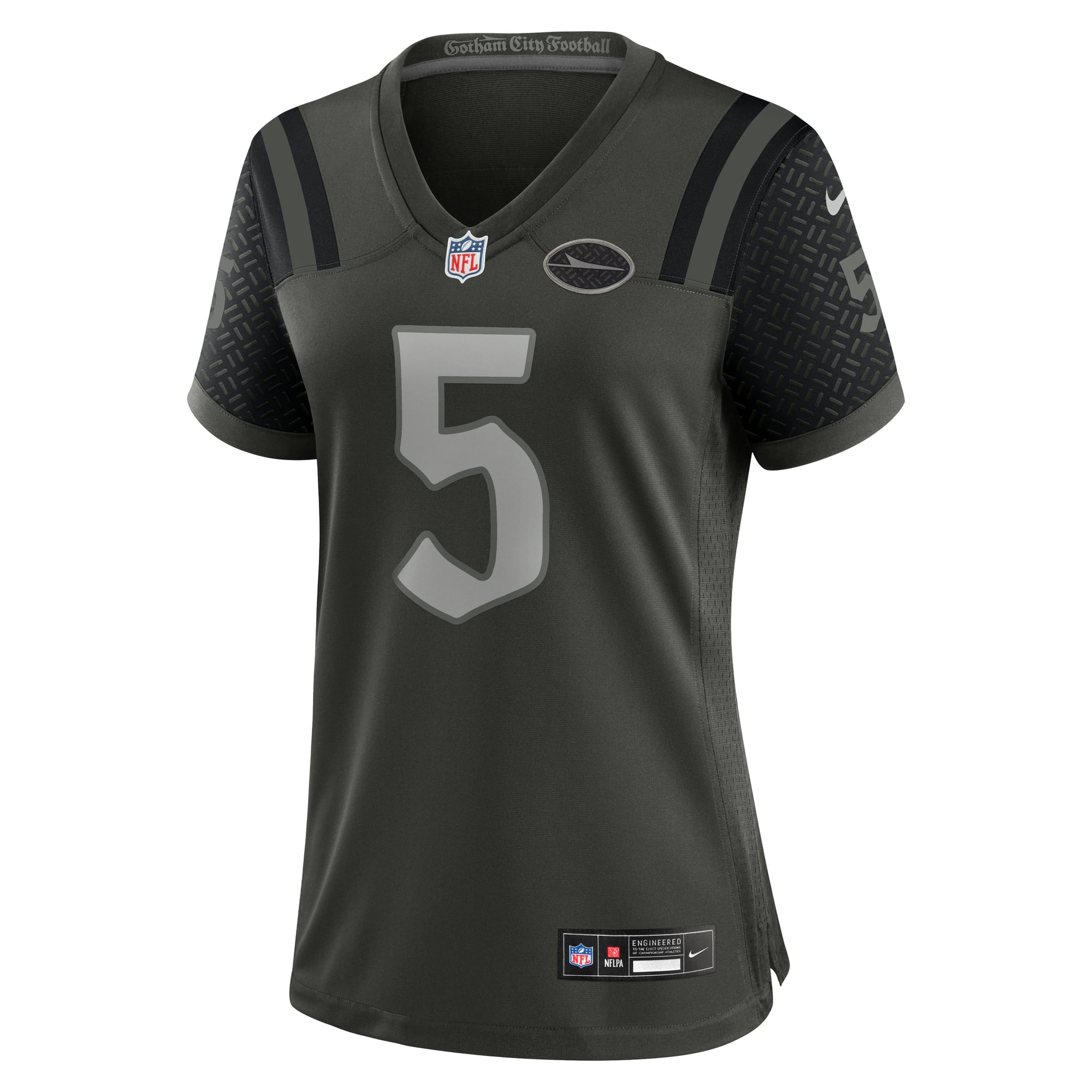 Garrett Wilson New York Jets Women's 2025 Rivalries Collection Game Jersey - Gotham Green - Image 3