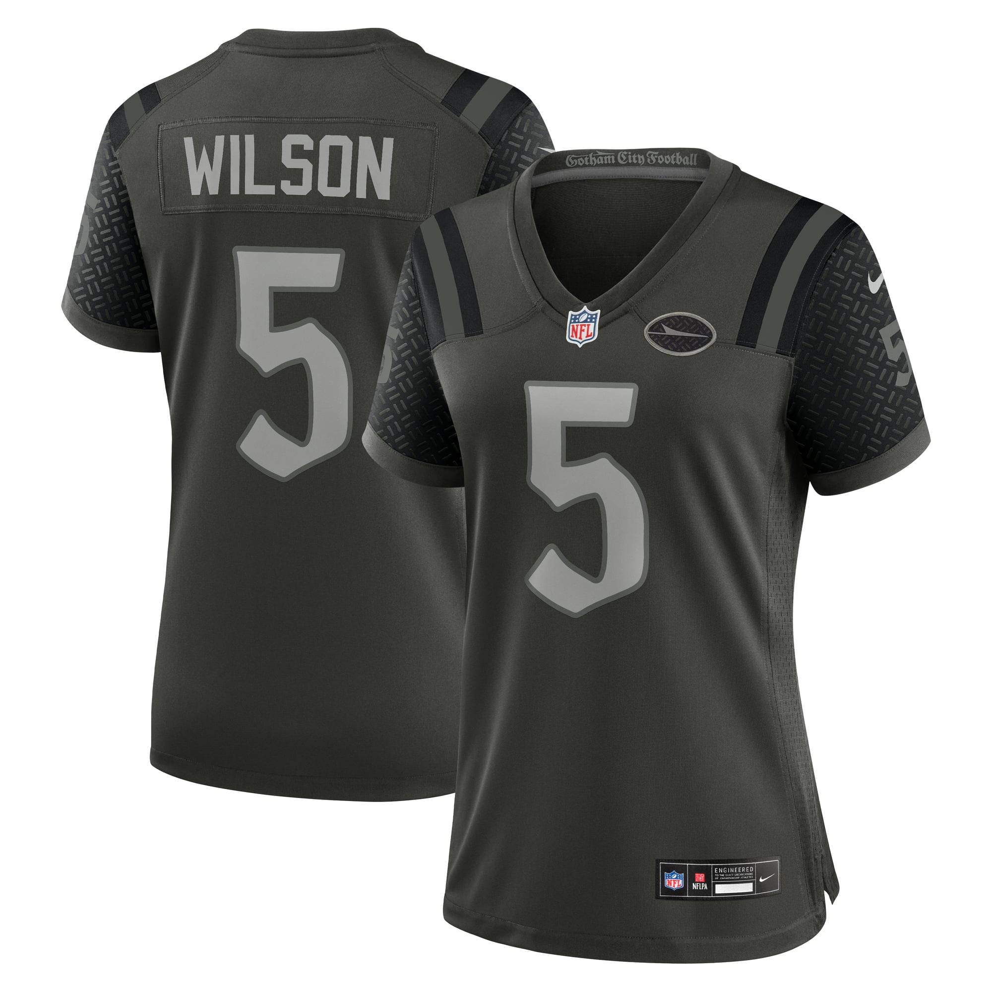 Garrett Wilson New York Jets Women's 2025 Rivalries Collection Game Jersey - Gotham Green