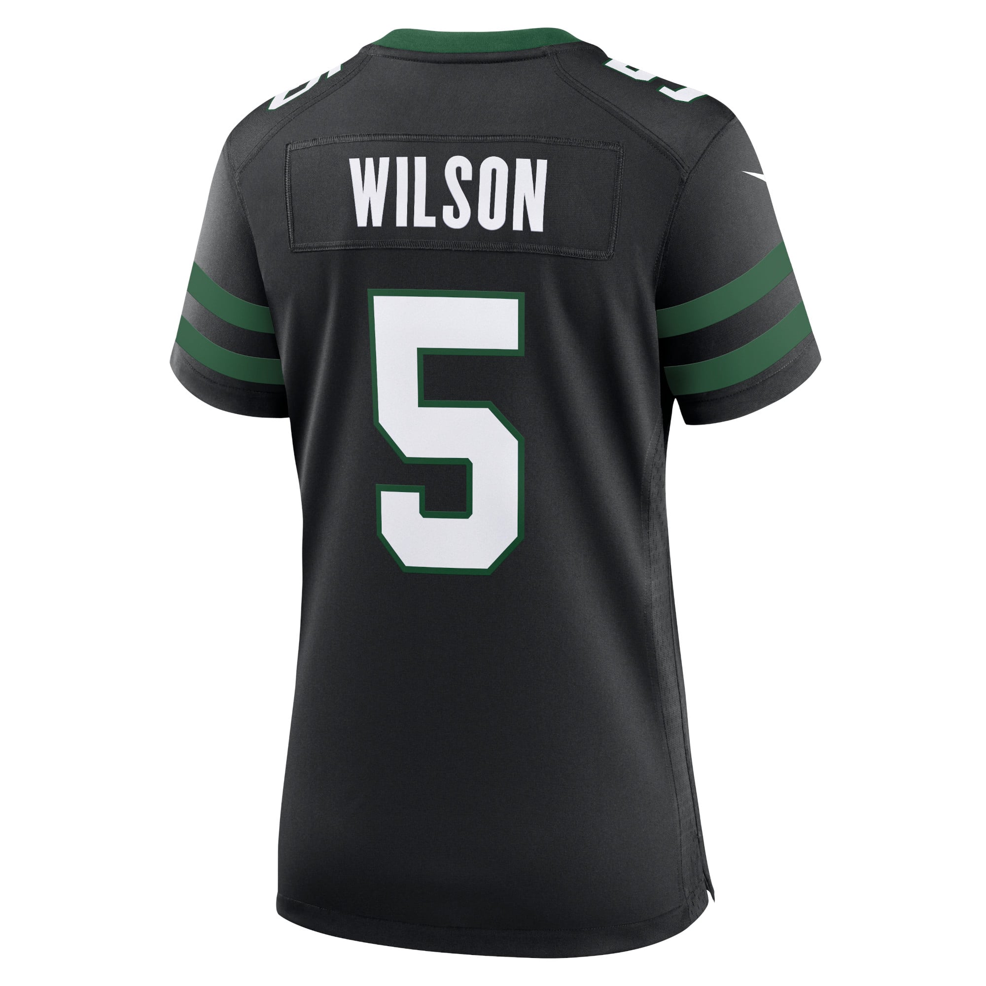 Garrett Wilson New York Jets Women's Alternate Game Jersey - Legacy Black - Black - Image 4