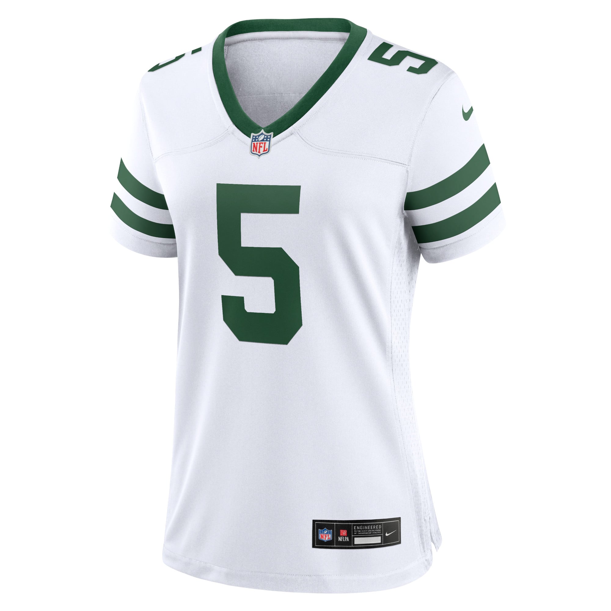 Garrett Wilson New York Jets Women's Alternate Game Jersey - Legacy Black - White - Image 3