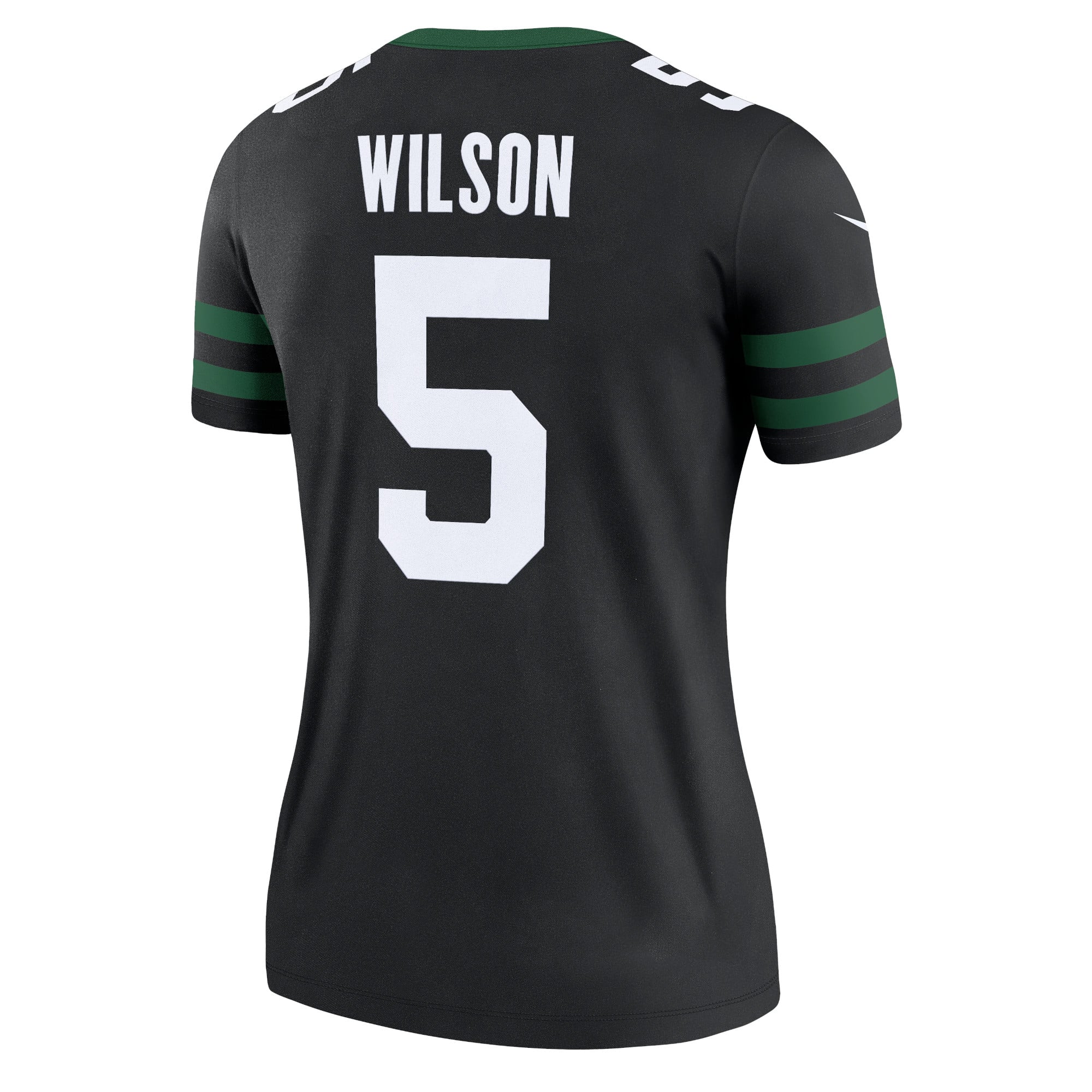 Garrett Wilson New York Jets Women's Alternate Legend Player Performance Top - Classic Alternate White - Black - Image 4