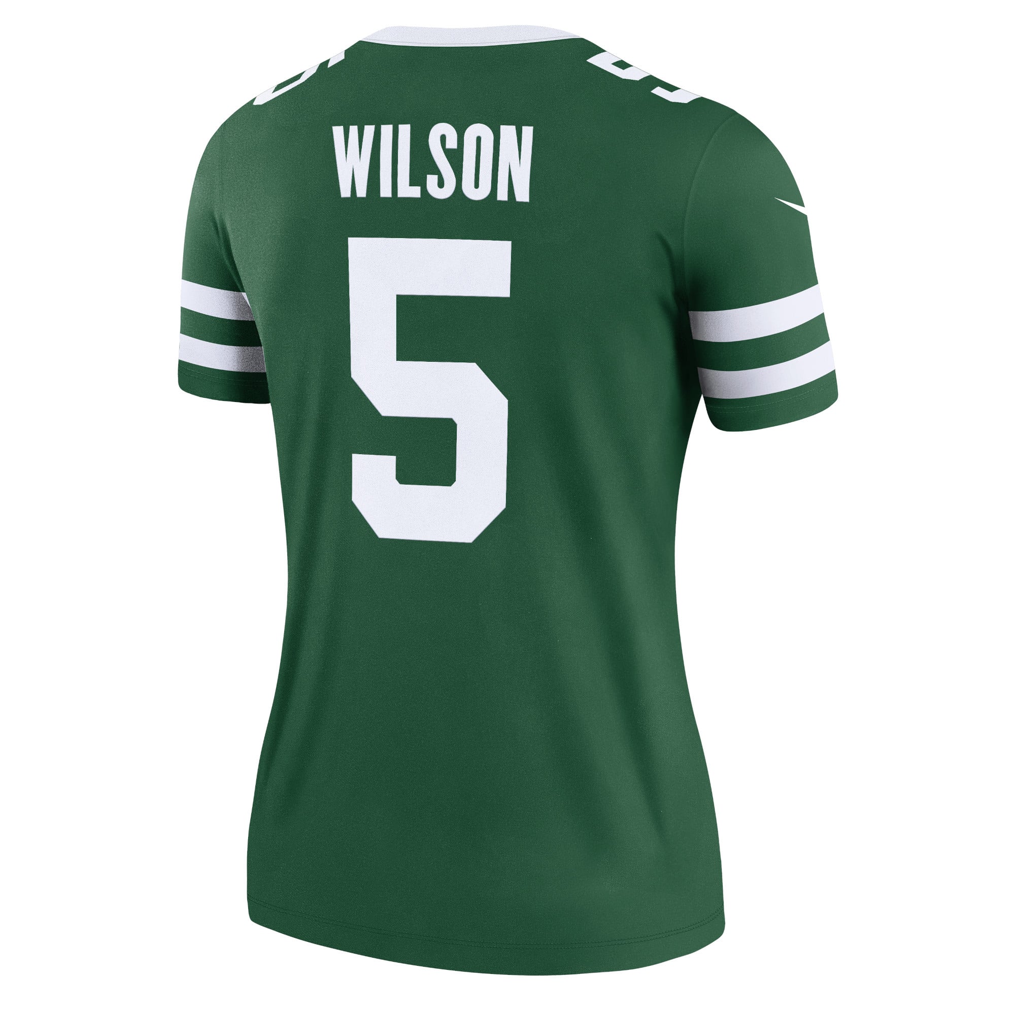 Garrett Wilson New York Jets Women's Alternate Legend Player Performance Top - Classic Alternate White - Green - Image 4
