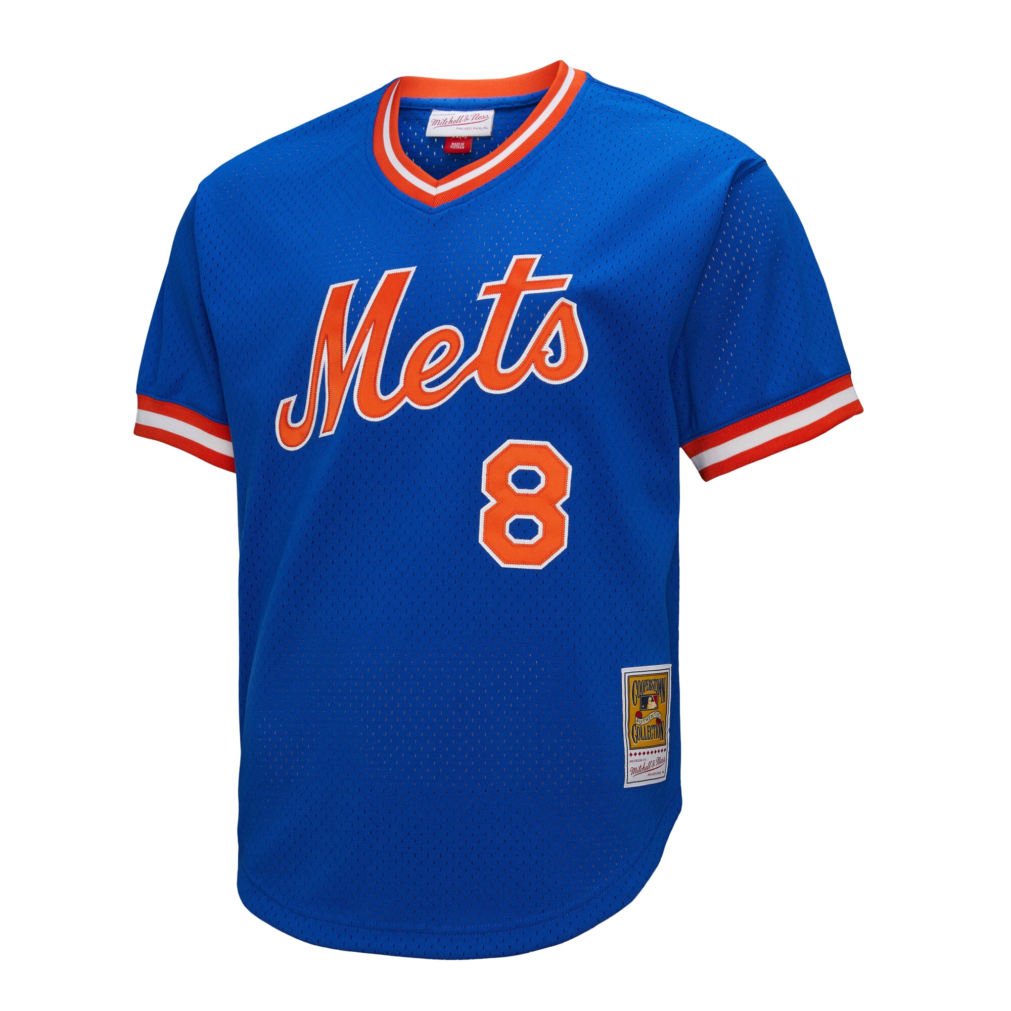 Gary Carter New York Mets Big & Tall Cooperstown Collection Mesh Batting Practice Jersey - Royal - Image 3