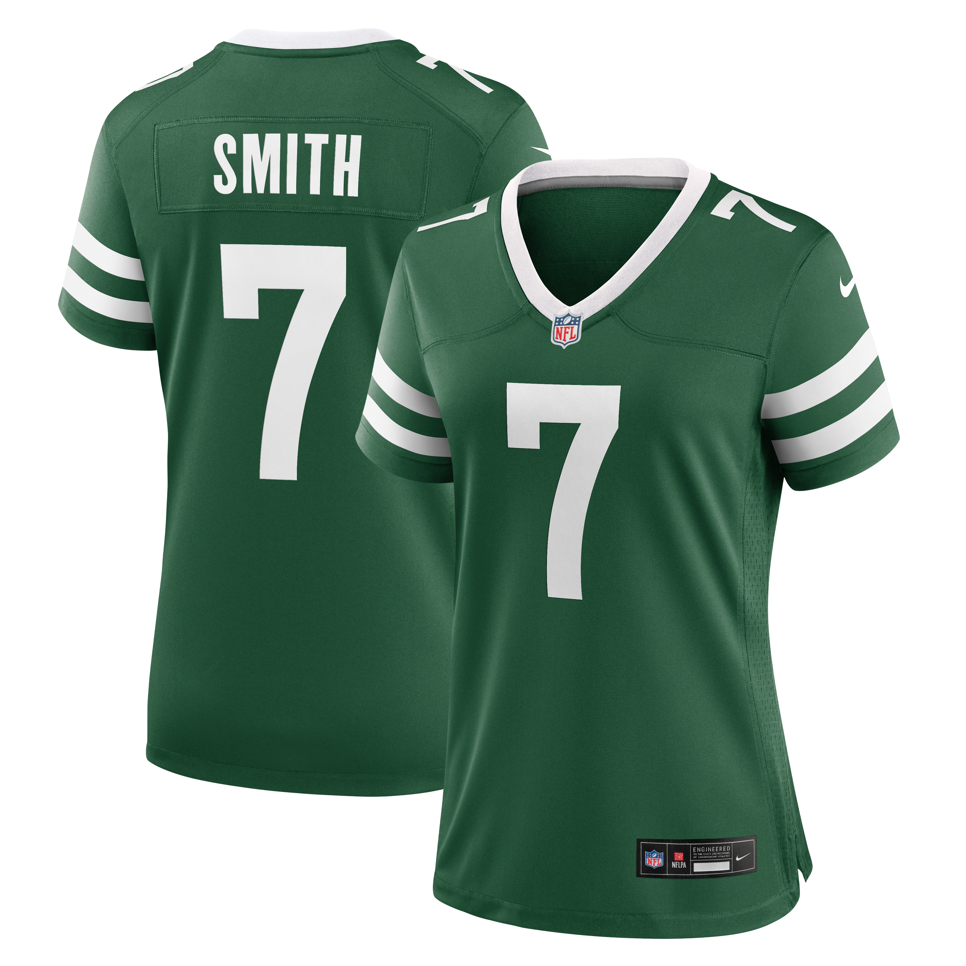 Geno Smith New York Jets Women's Game Jersey - Legacy Green