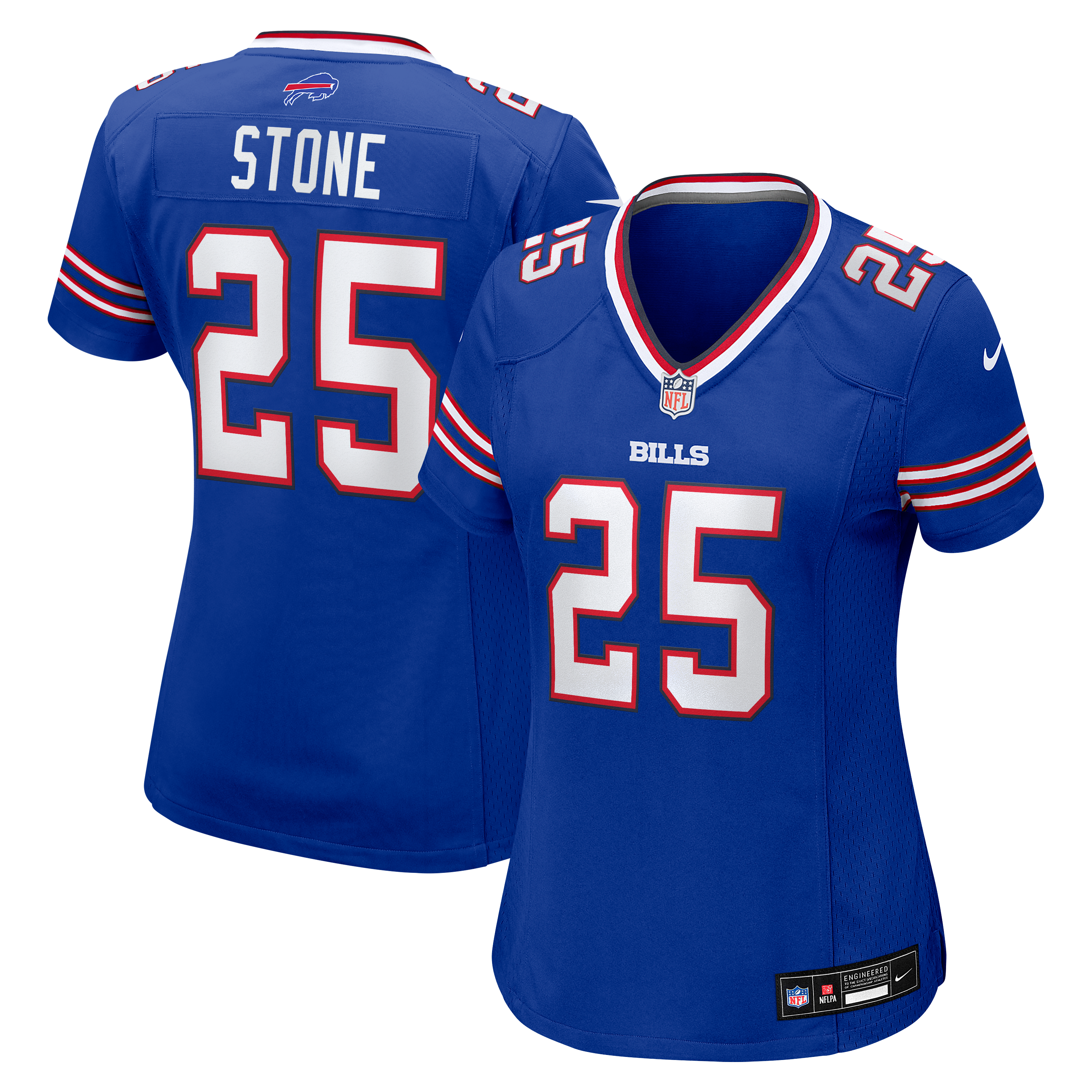 Geno Stone Buffalo Bills Women's Team Game Jersey - Royal