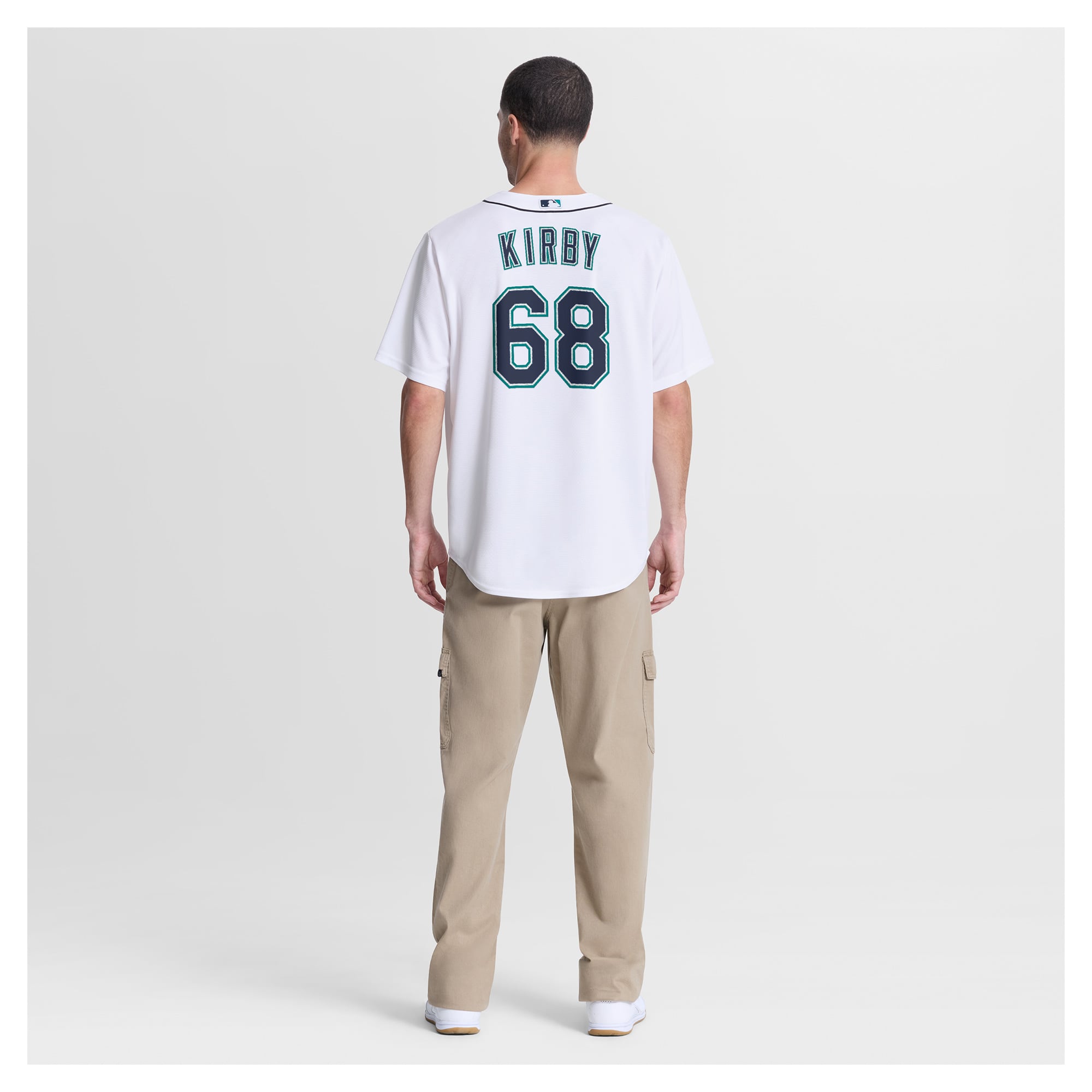 George Kirby Seattle Mariners Home Jersey - White - Image 6