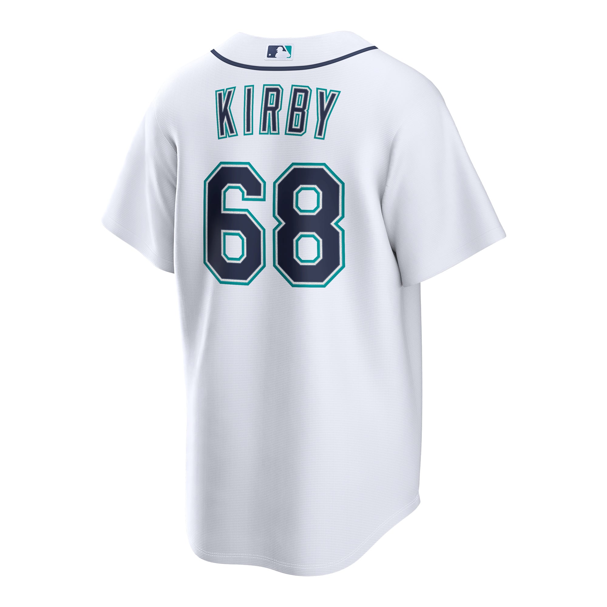 George Kirby Seattle Mariners Home Jersey - White - Image 4