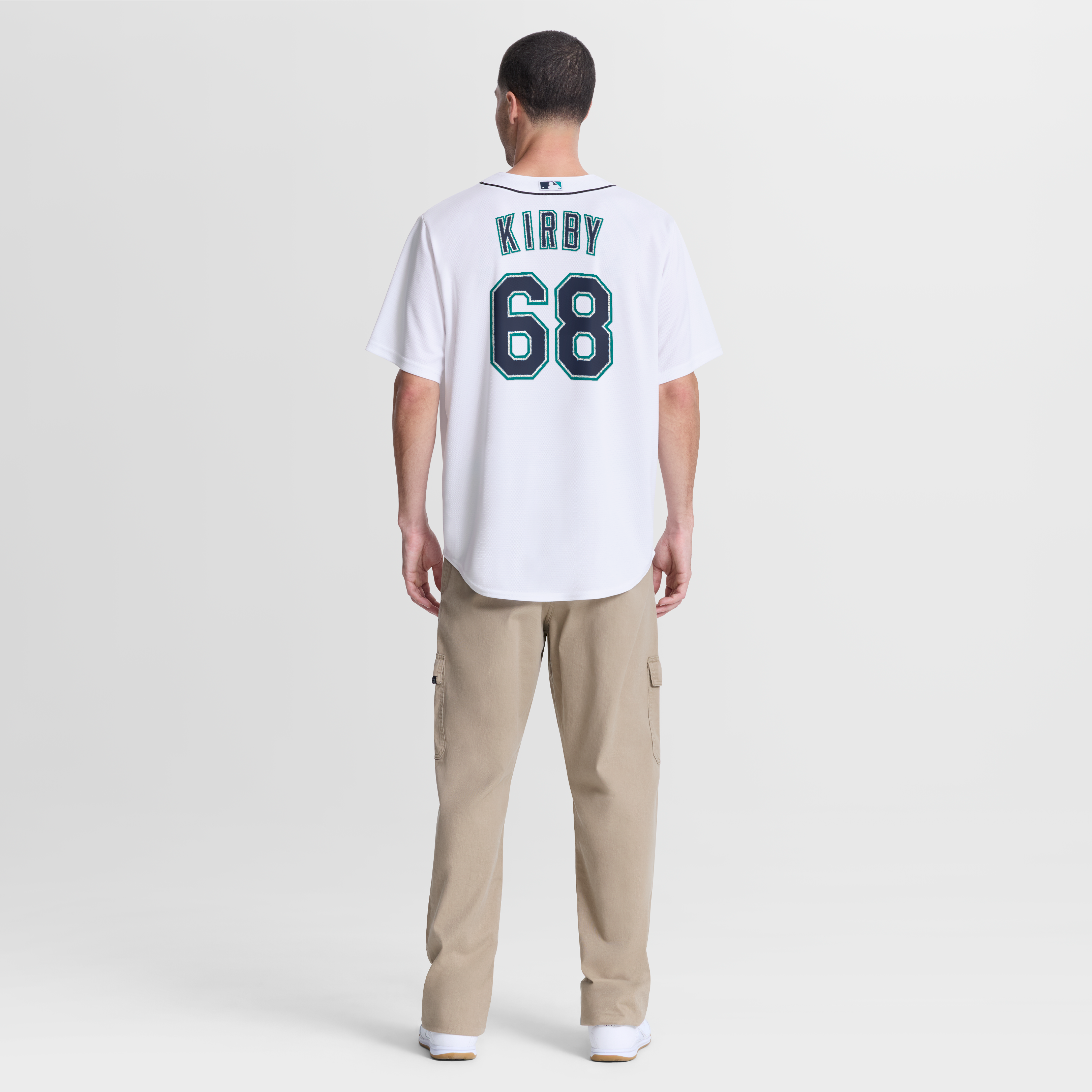 George Kirby Seattle Mariners Home Jersey - White - Image 8