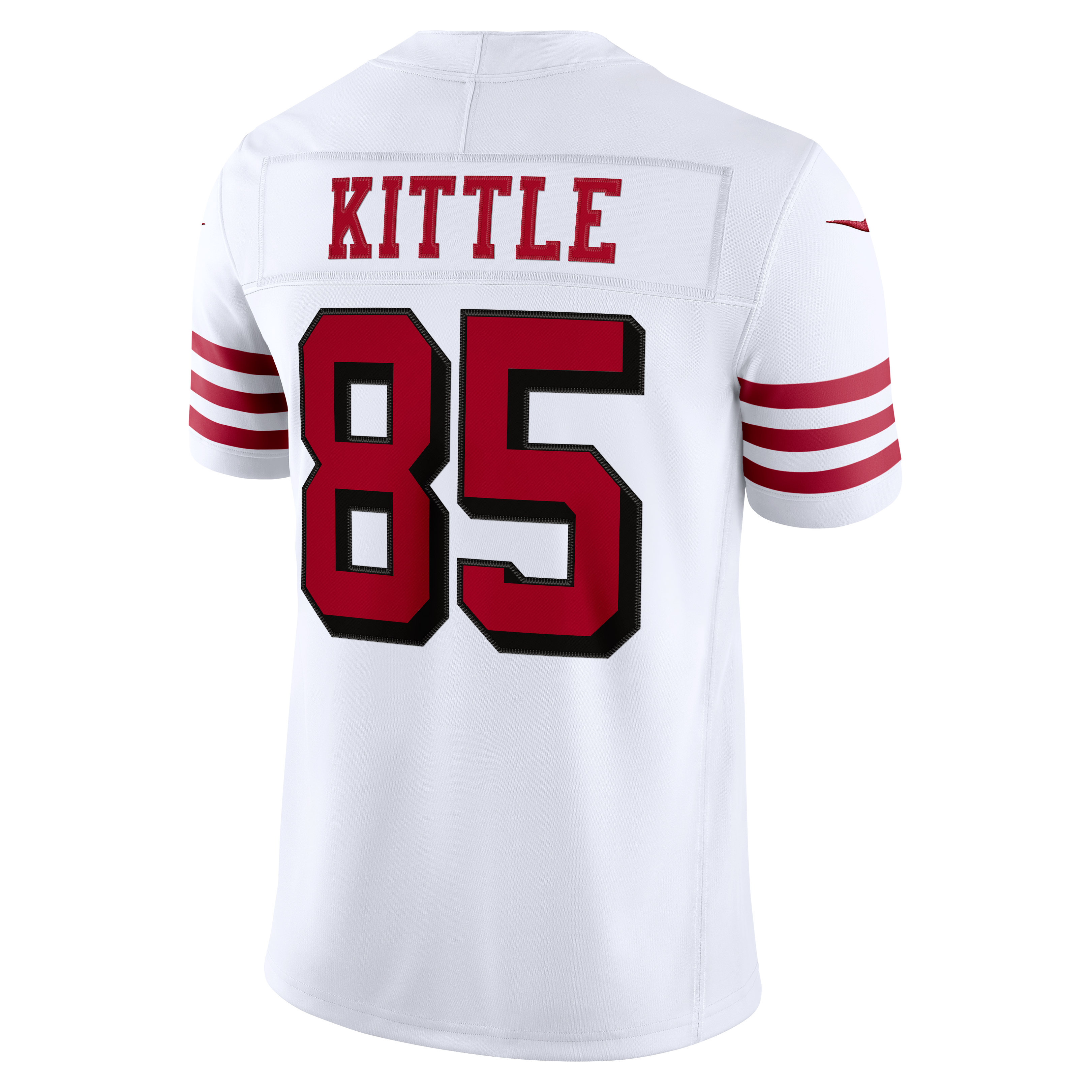 George Kittle San Francisco 49ers Alternate Vapor F.U.S.E. Stitched Limited Jersey - White - Image 4