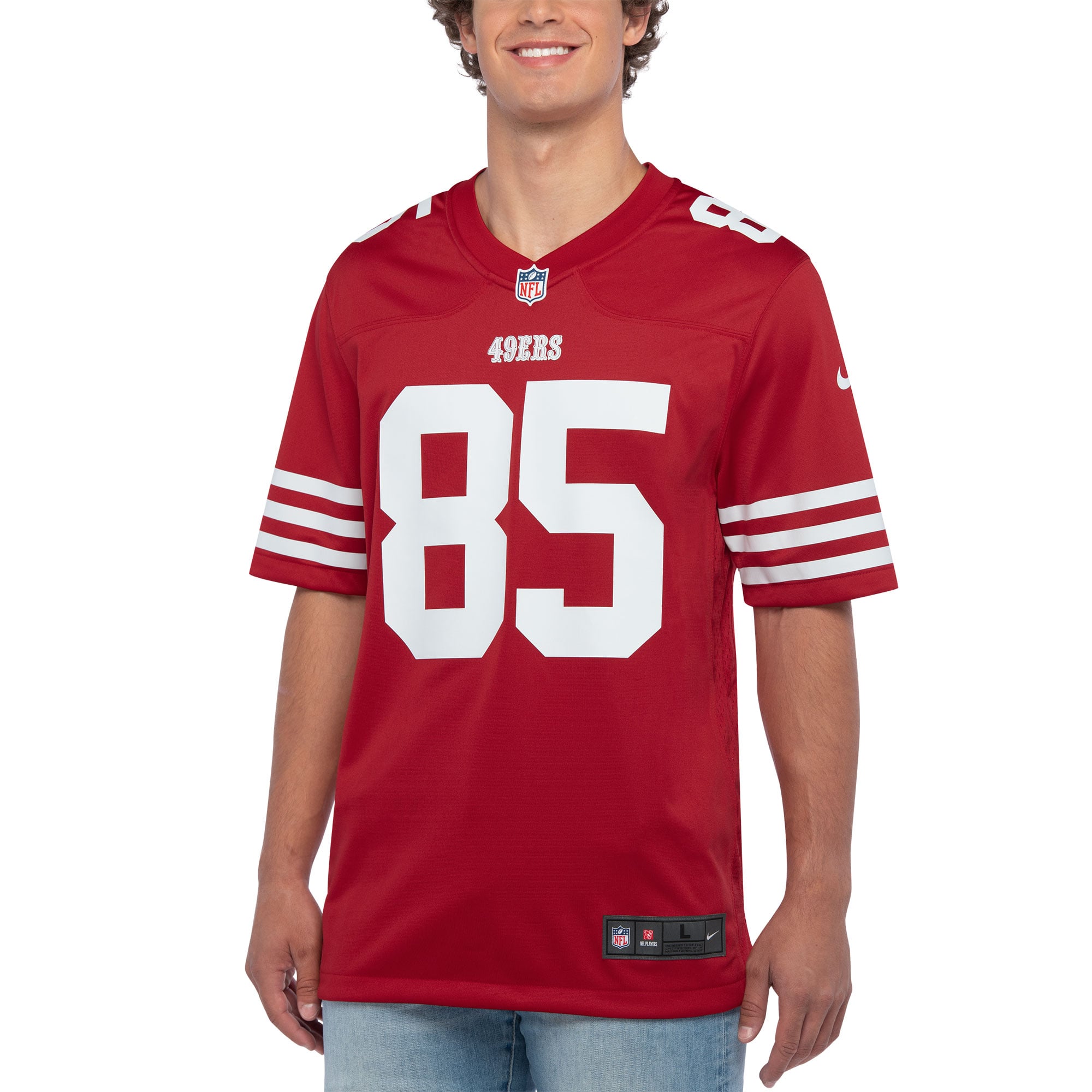 George Kittle San Francisco 49ers Player Game Jersey - Scarlet - Image 5
