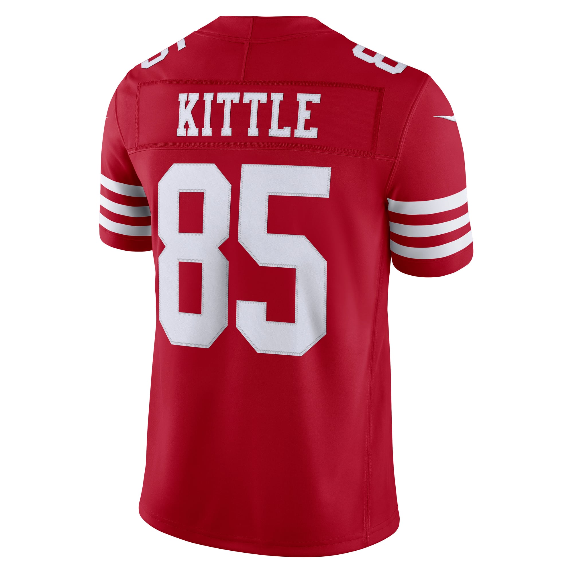 George Kittle San Francisco 49ers Team Vapor F.U.S.E. Stitched Limited Jersey - Scarlet - Image 4