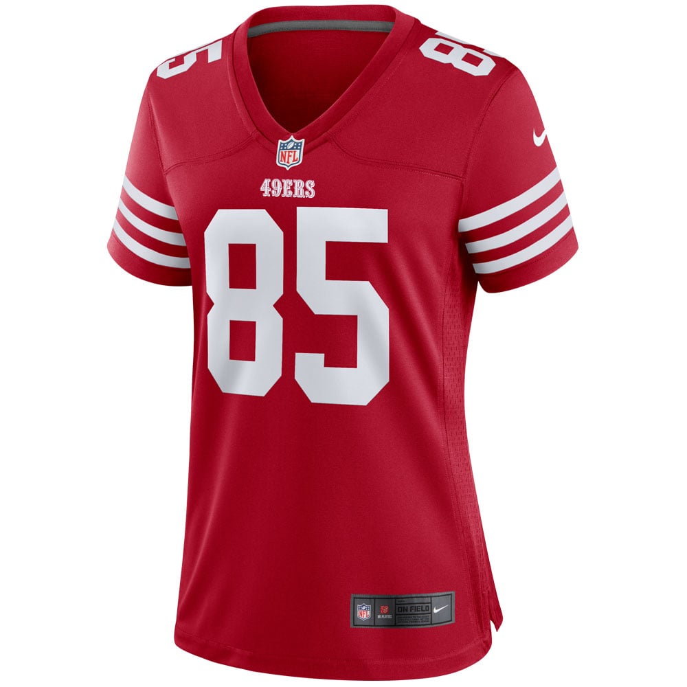 George Kittle San Francisco 49ers Women's Player Jersey - Scarlet - Image 3