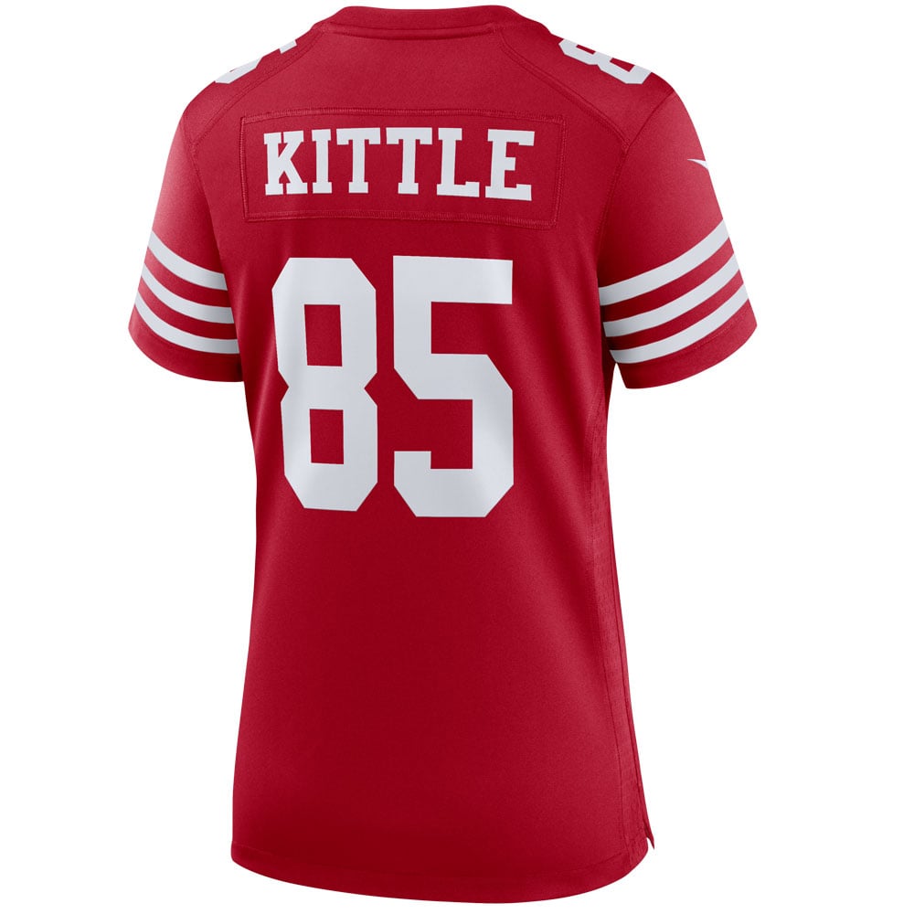 George Kittle San Francisco 49ers Women's Player Jersey - Scarlet - Image 4