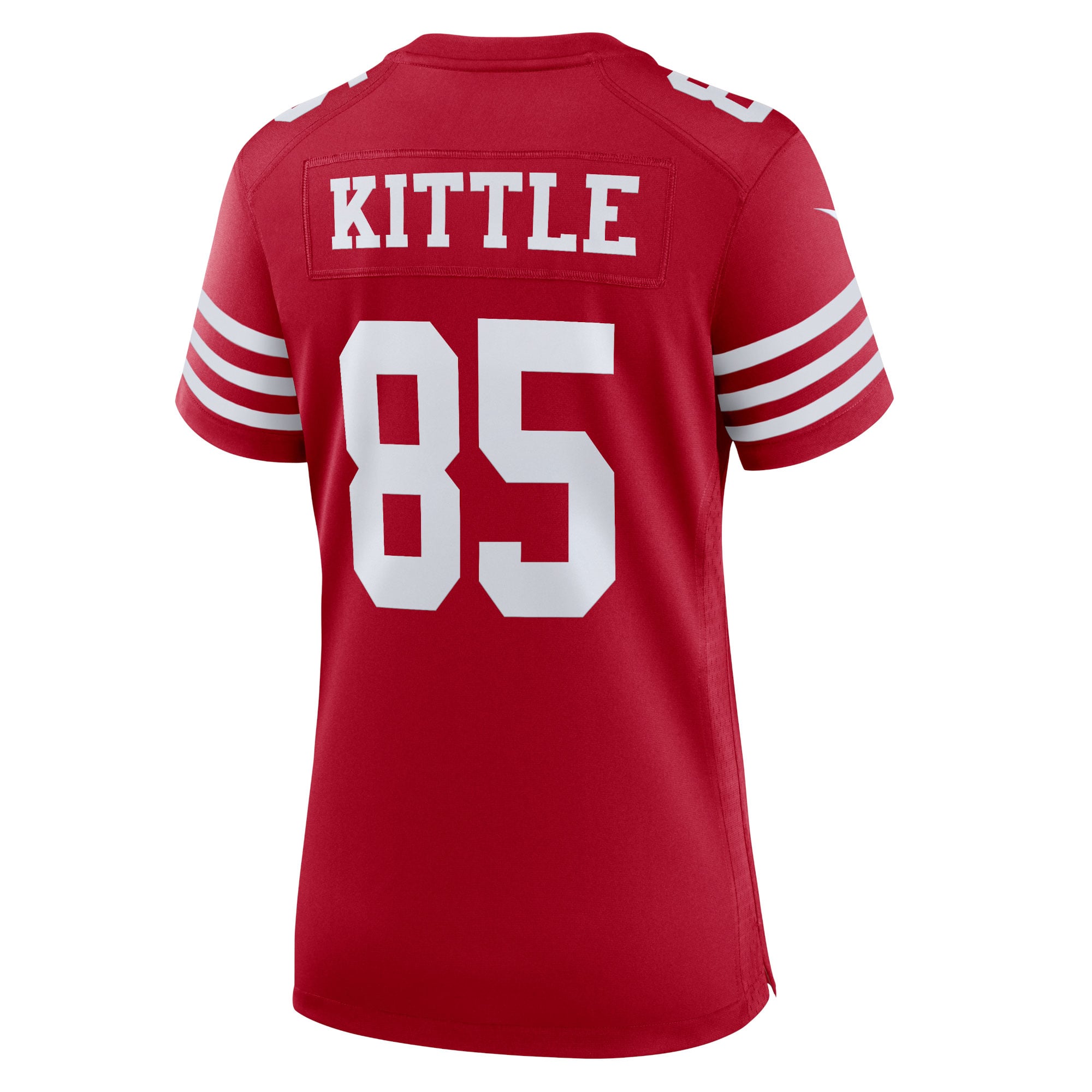 George Kittle San Francisco 49ers Women's Team Game Player Jersey - Scarlet - Image 4