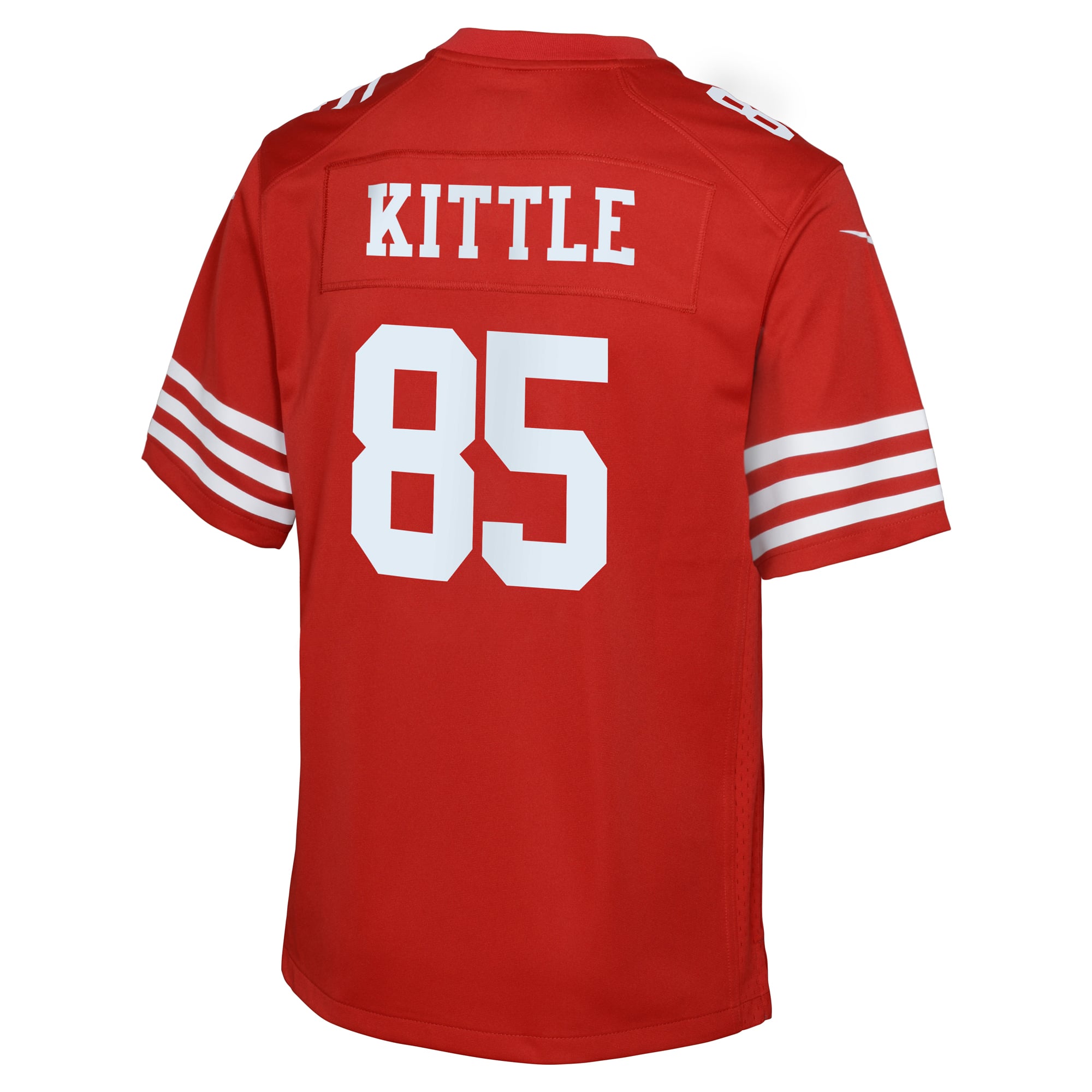 George Kittle San Francisco 49ers Youth 80th Anniversary Game Jersey - Scarlet - Image 4
