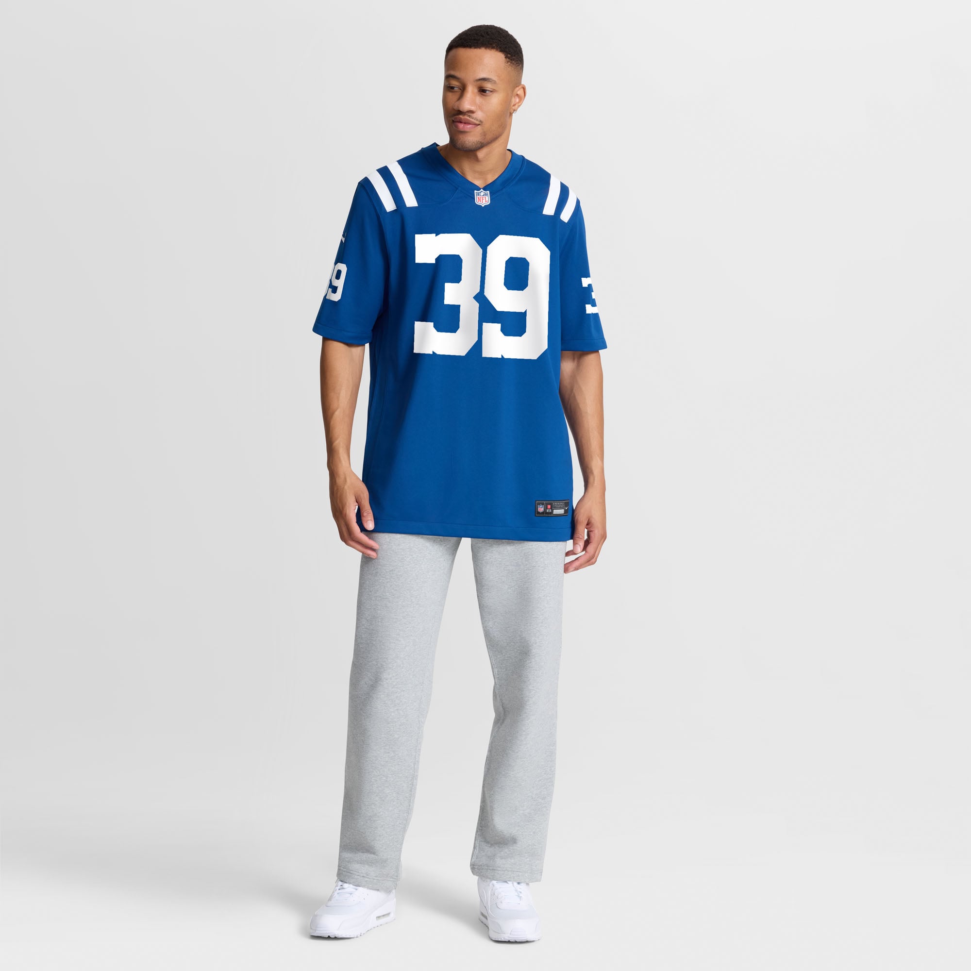 George Odum Indianapolis Colts Team Game Jersey - Royal - Image 5