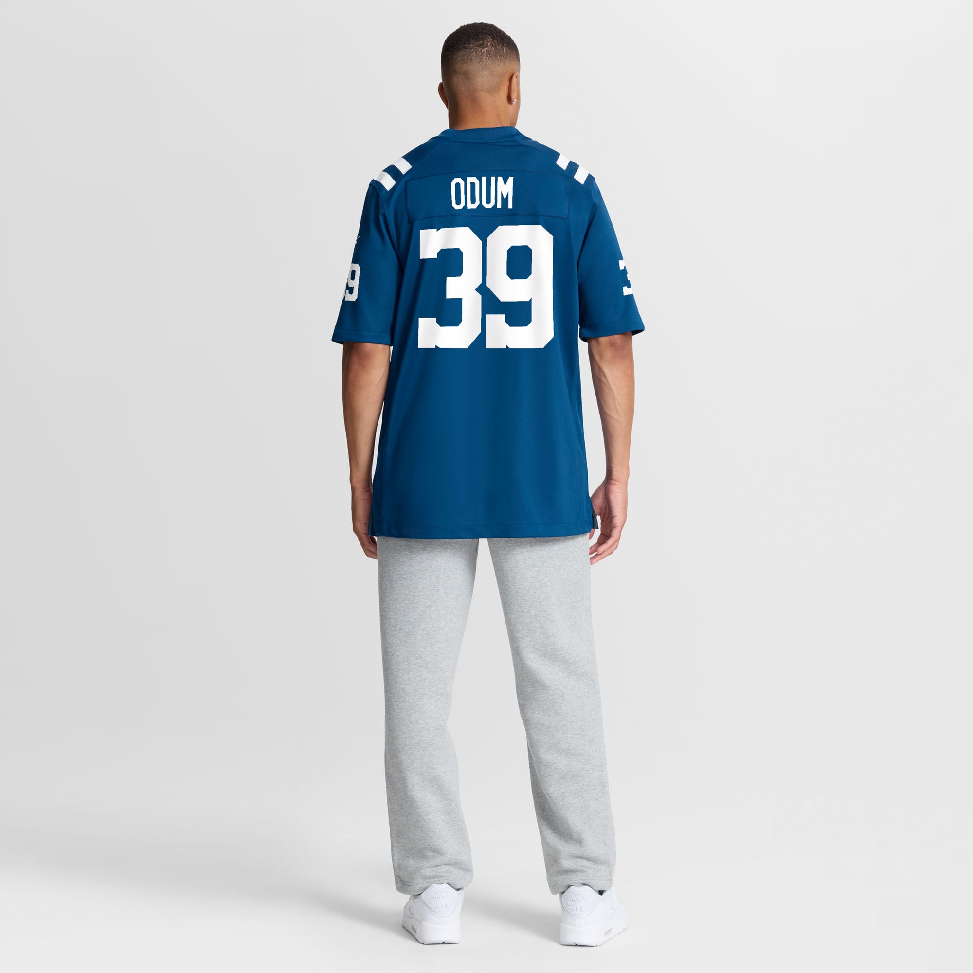 George Odum Indianapolis Colts Team Game Jersey - Royal - Image 6