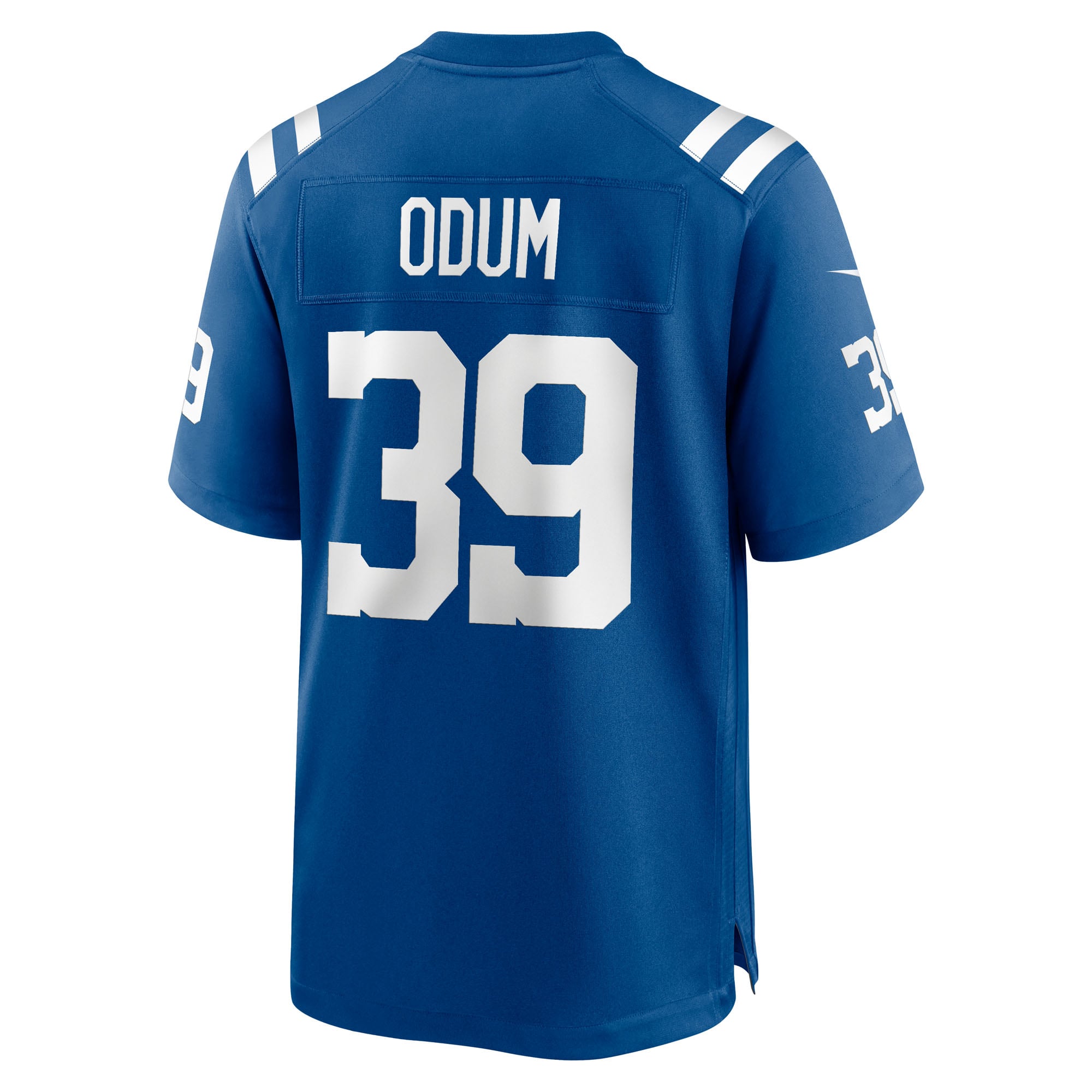 George Odum Indianapolis Colts Team Game Jersey - Royal - Image 4