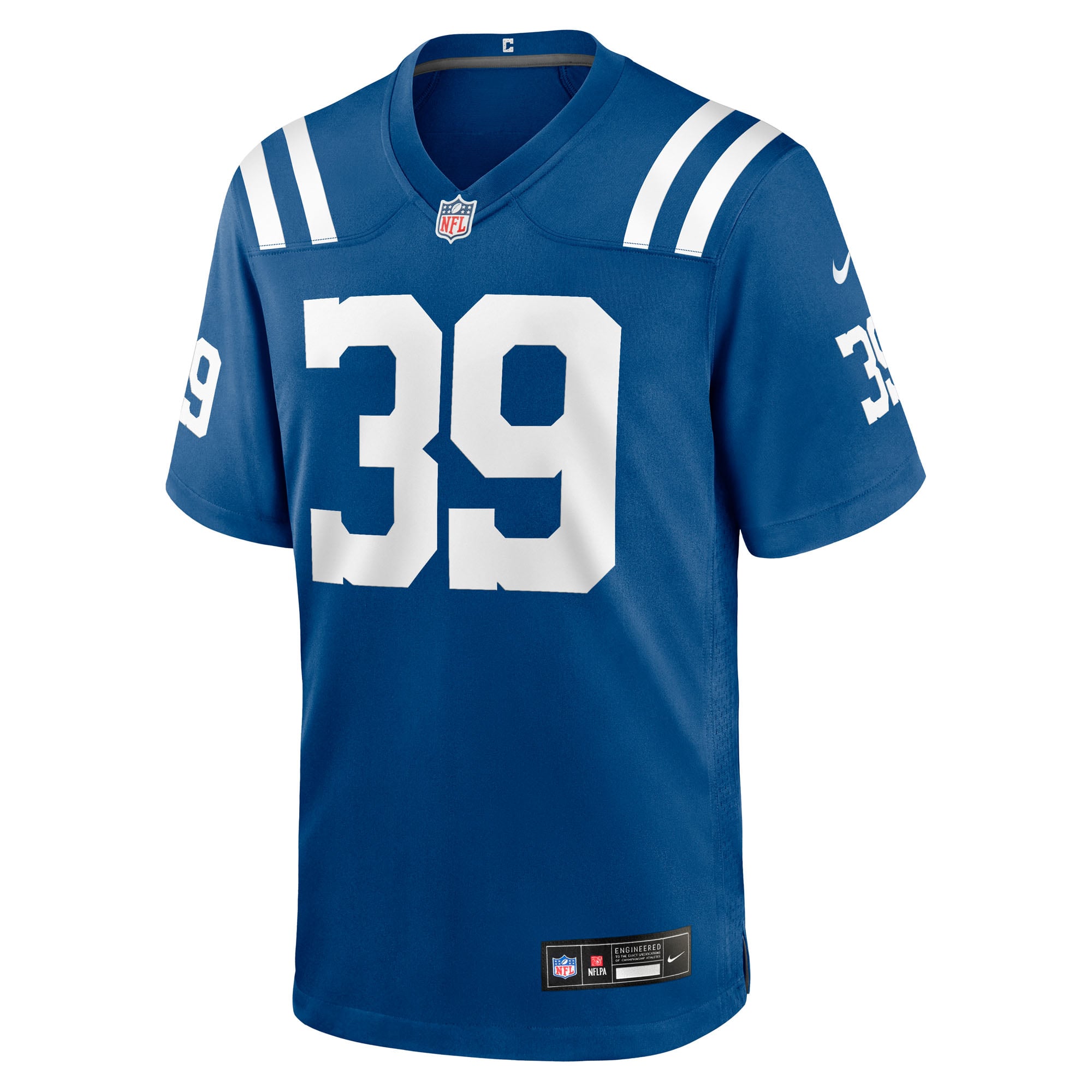 George Odum Indianapolis Colts Team Game Jersey - Royal - Image 3