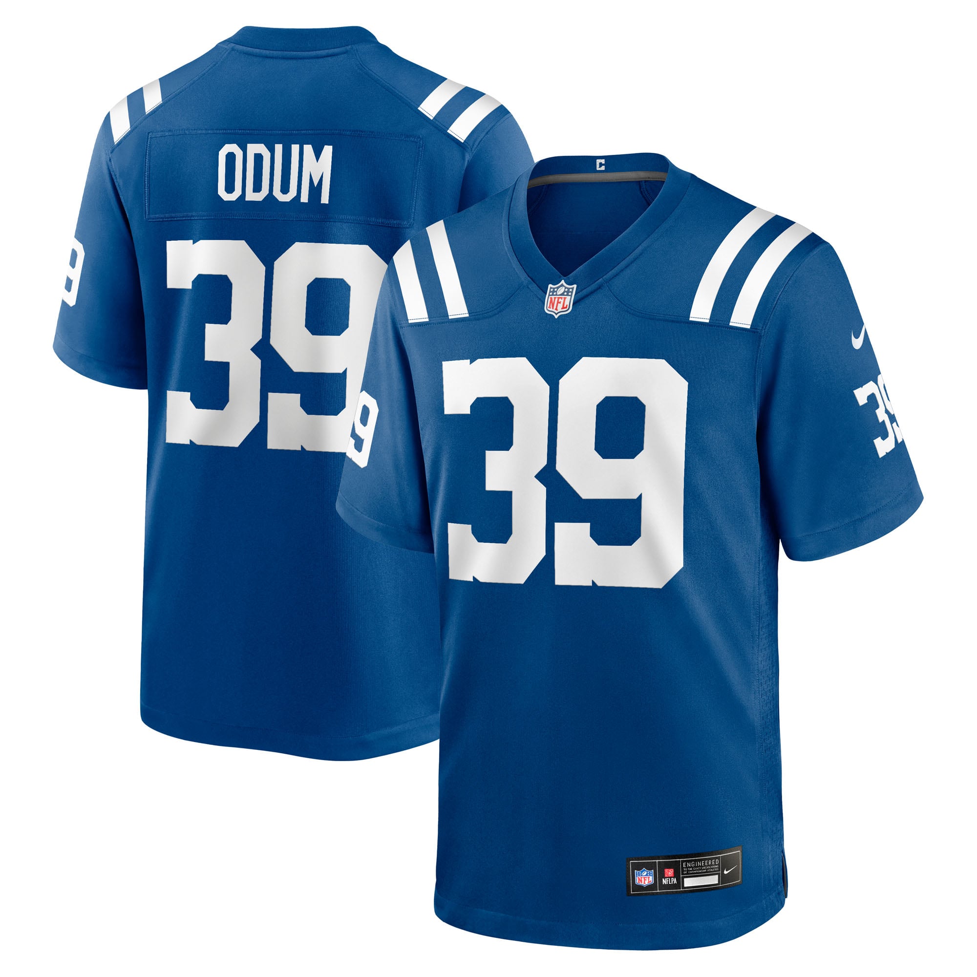 George Odum Indianapolis Colts Team Game Jersey - Royal
