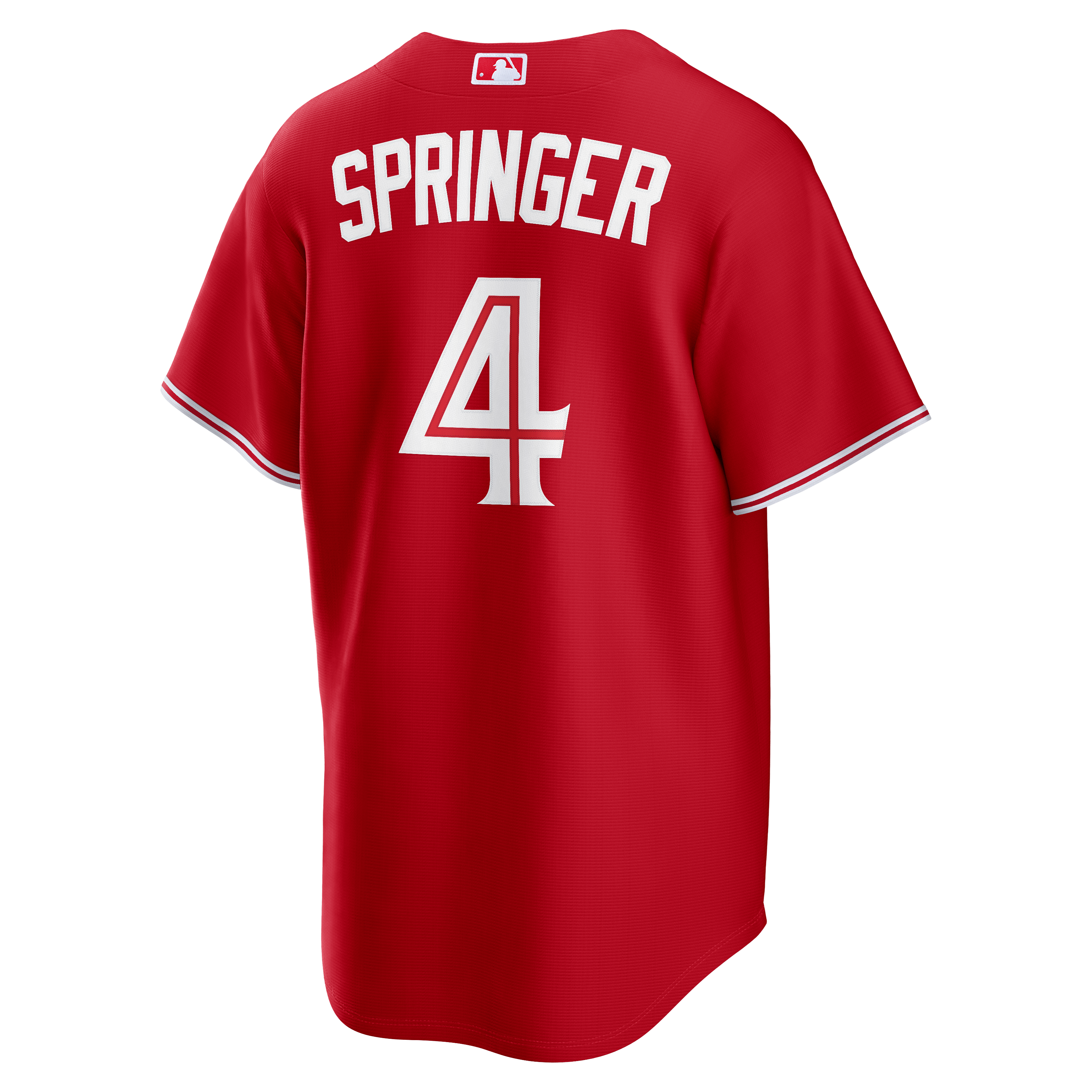 George Springer Toronto Blue Jays Canada Day Jersey - Red - Image 4