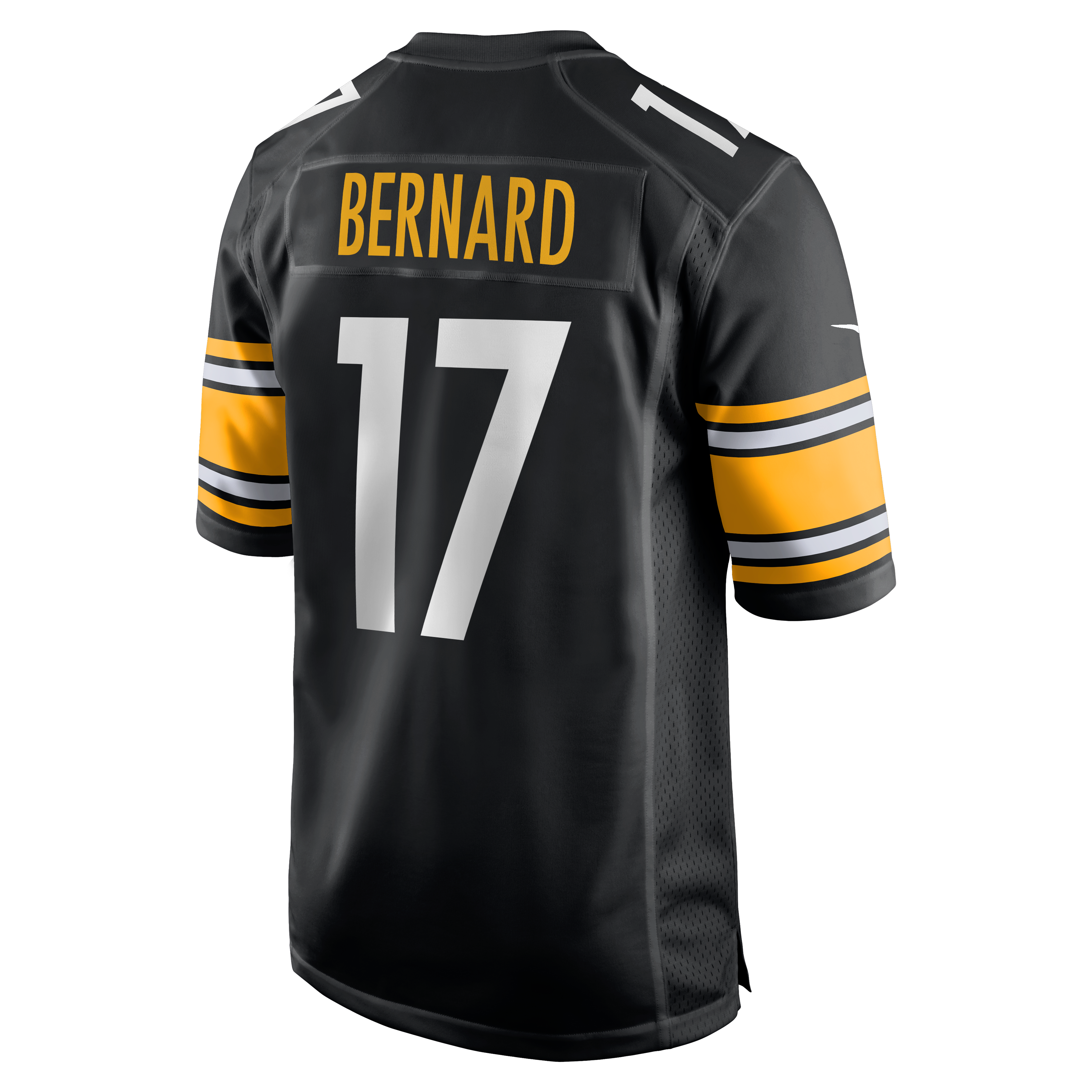Germie Bernard Pittsburgh Steelers Game Jersey - Black - Image 6