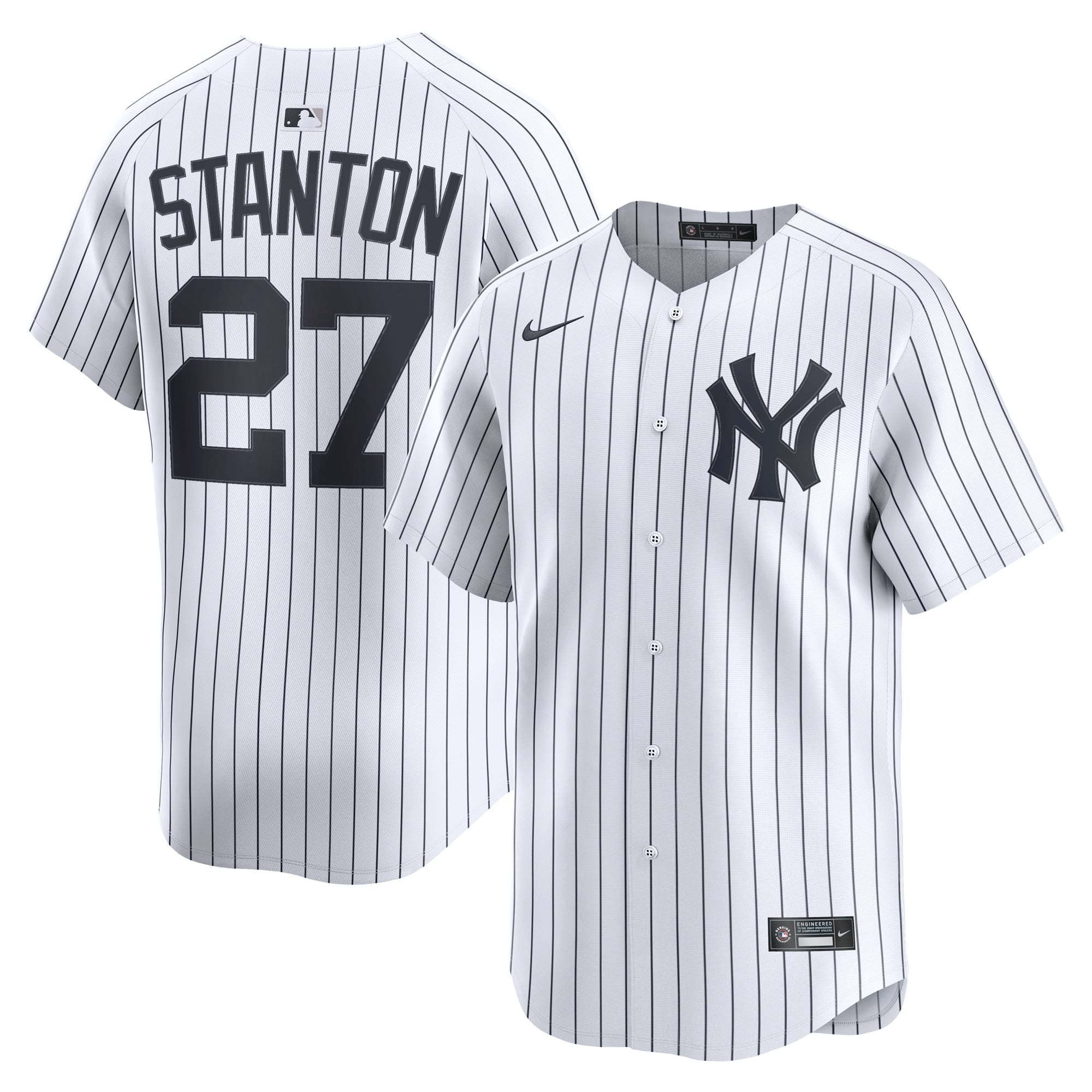 Giancarlo Stanton New York Yankees Road Limited Jersey - White - Image 2