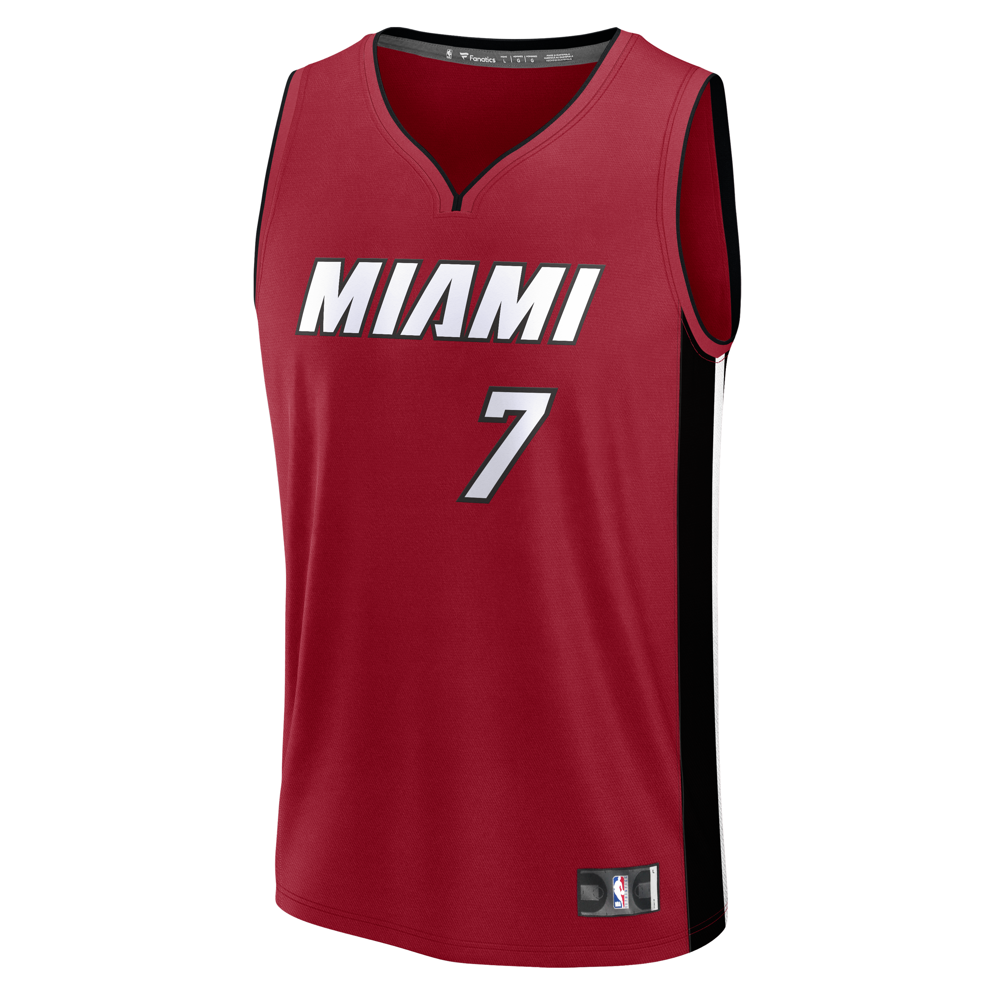 Giannis Antetokounmpo Miami Heat Youth Fast Break Jersey - Red - Statement Edition - Image 3