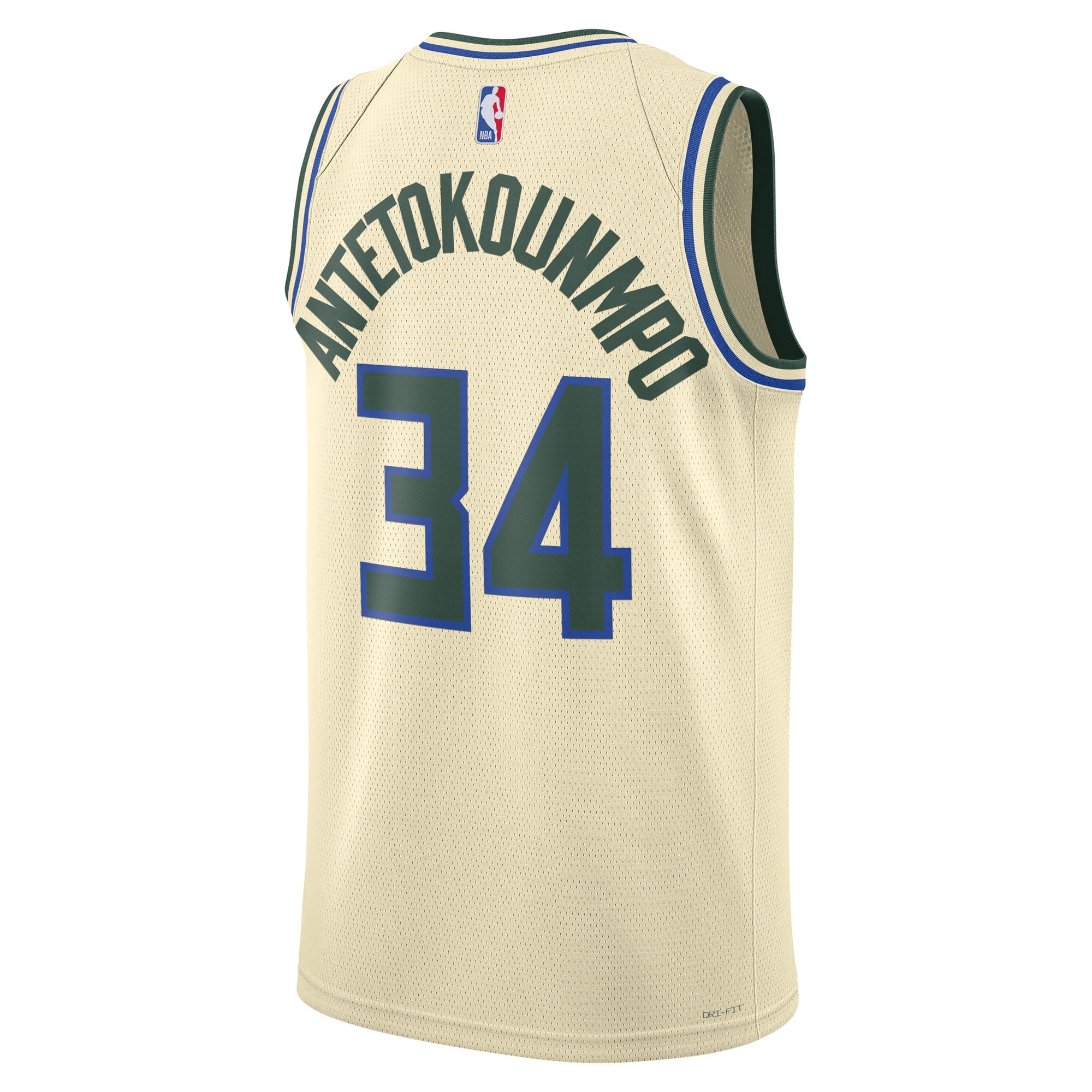 Giannis Antetokounmpo Milwaukee Bucks Unisex 2025/26 Swingman Jersey - Cream - City Edition - Image 4