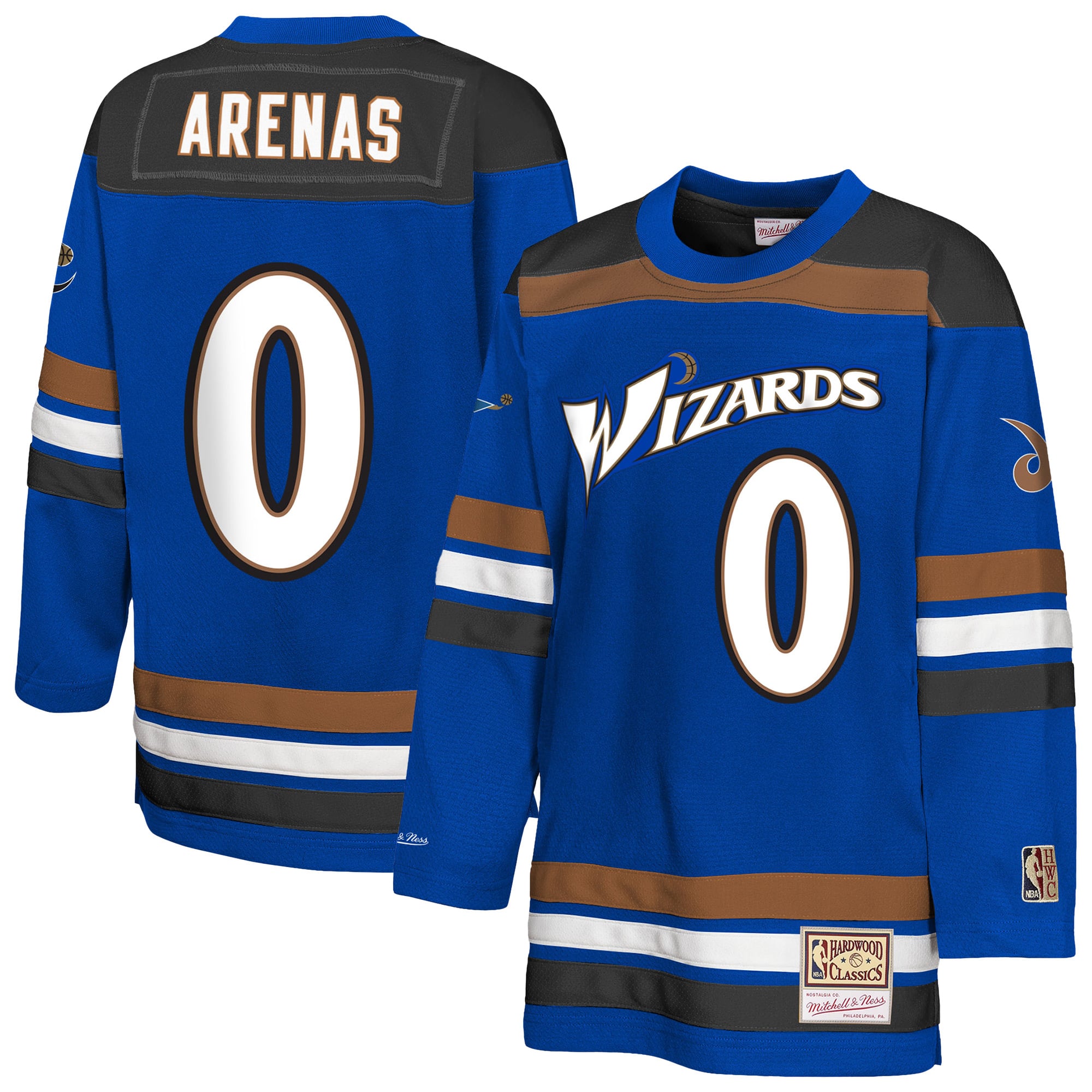 Gilbert Arenas Washington Wizards Youth Maxxed Out 2.0 Fashion Hockey Jersey - Blue - Image 2