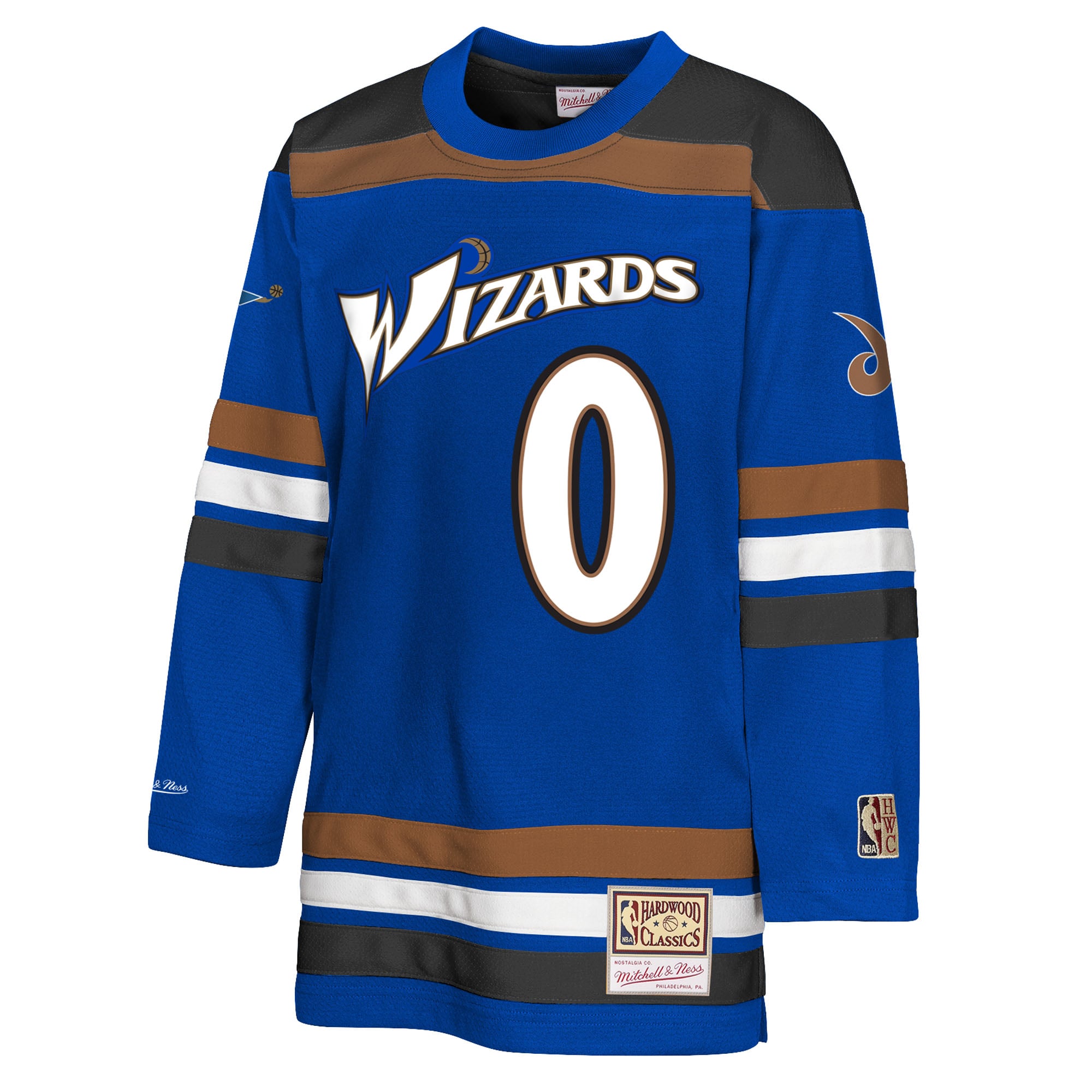 Gilbert Arenas Washington Wizards Youth Maxxed Out 2.0 Fashion Hockey Jersey - Blue - Image 3
