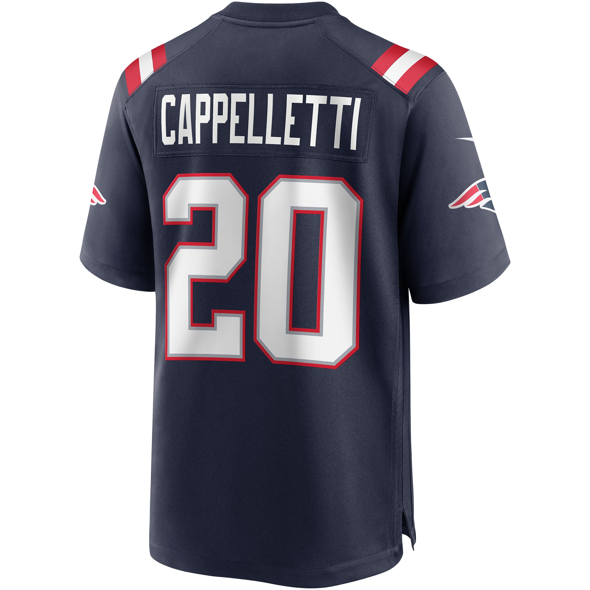 Gino Cappelletti New England Patriots Game Retired Player Jersey - Navy - Image 4