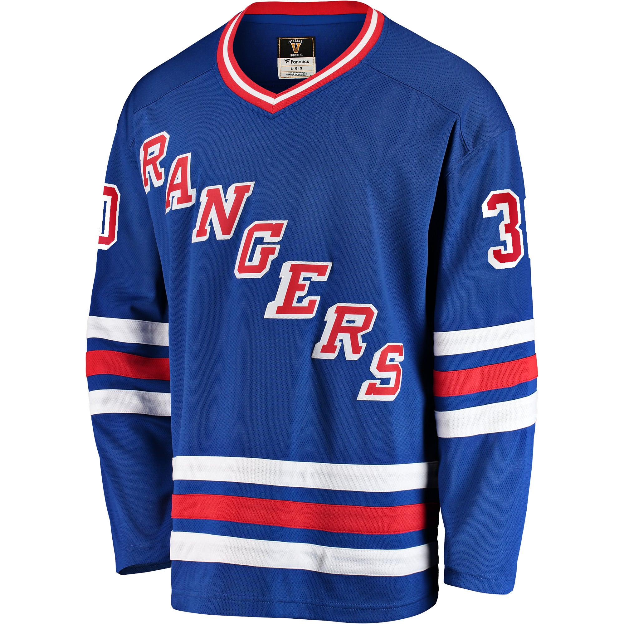 Glenn Healy New York Rangers Premier Breakaway Retired Player Jersey - Blue - Image 3