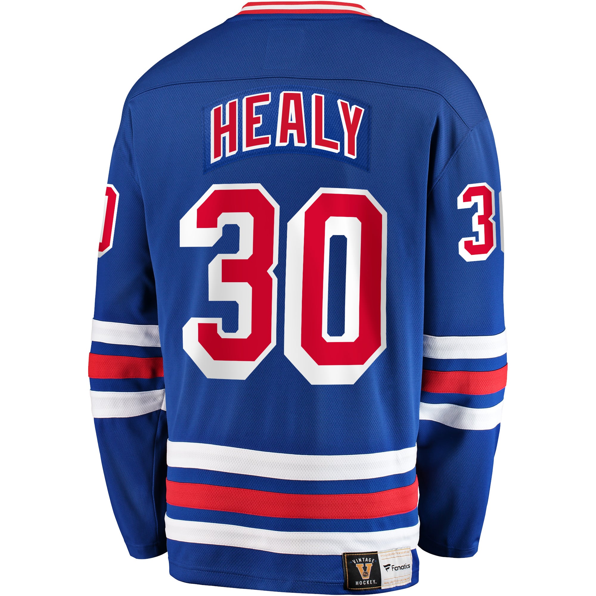 Glenn Healy New York Rangers Premier Breakaway Retired Player Jersey - Blue - Image 4