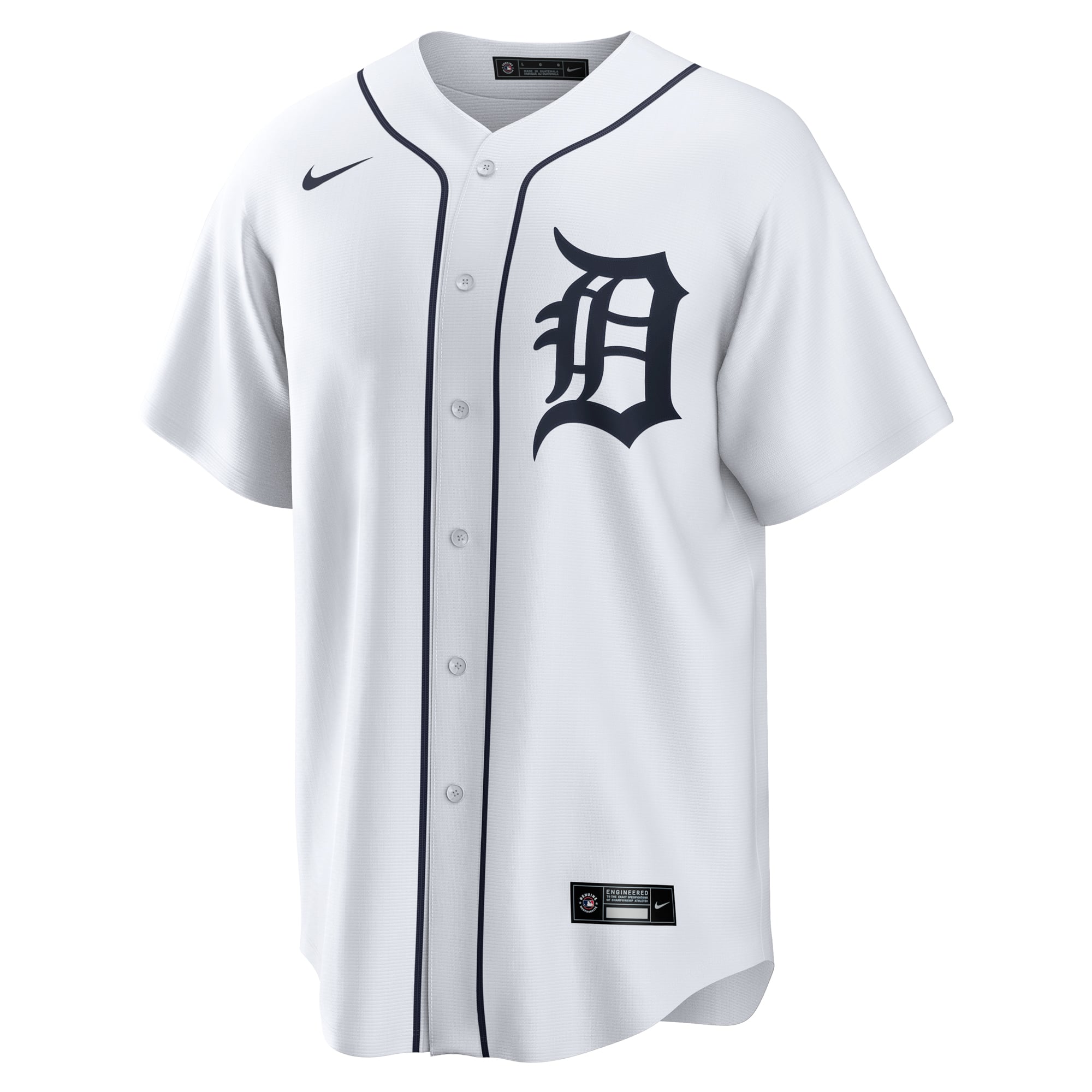 Gleyber Torres Detroit Tigers Home Jersey - White - Image 3