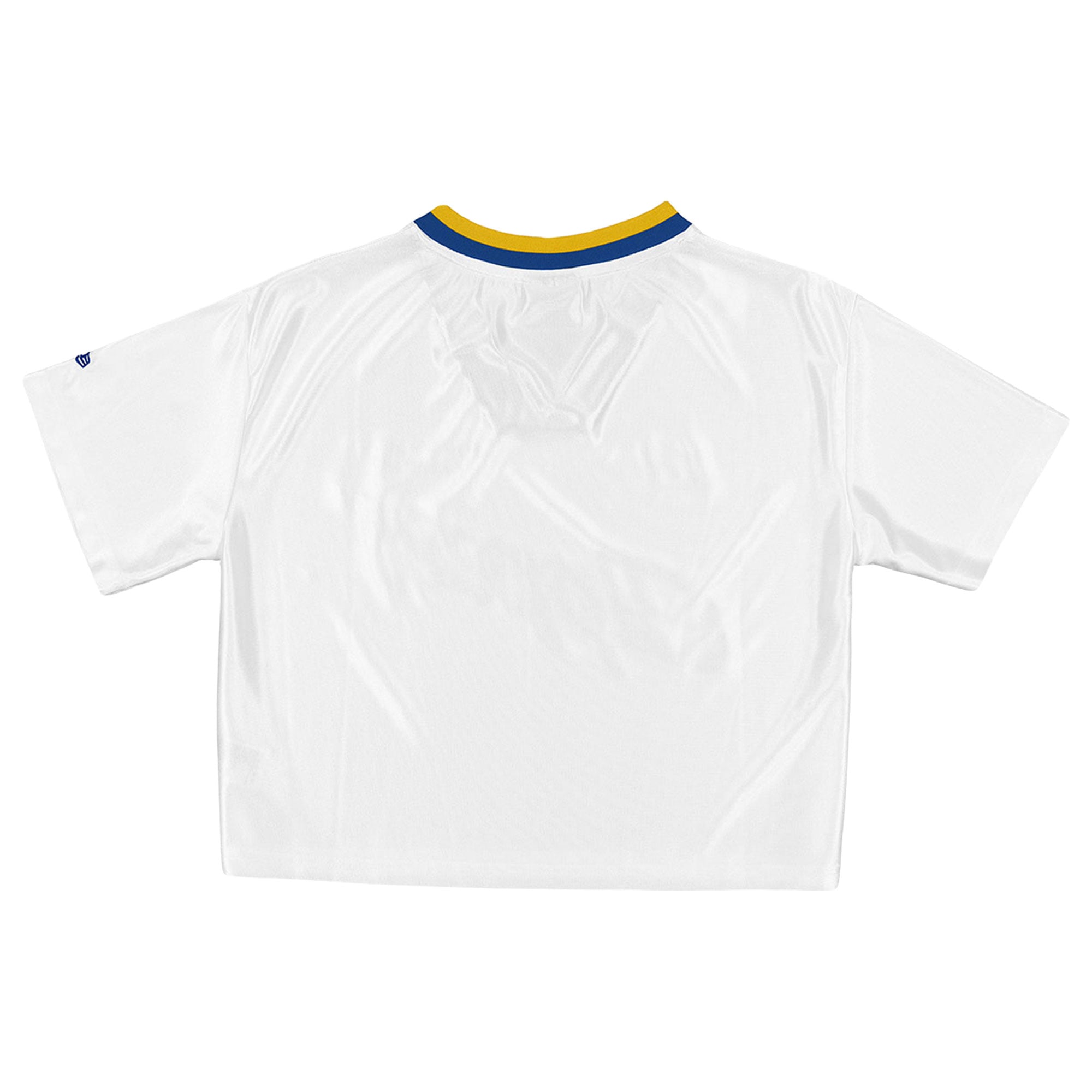 Golden State Warriors New Era Women's Sport Classics Capsule Boxy Cropped Fashion Jersey - White - Image 3
