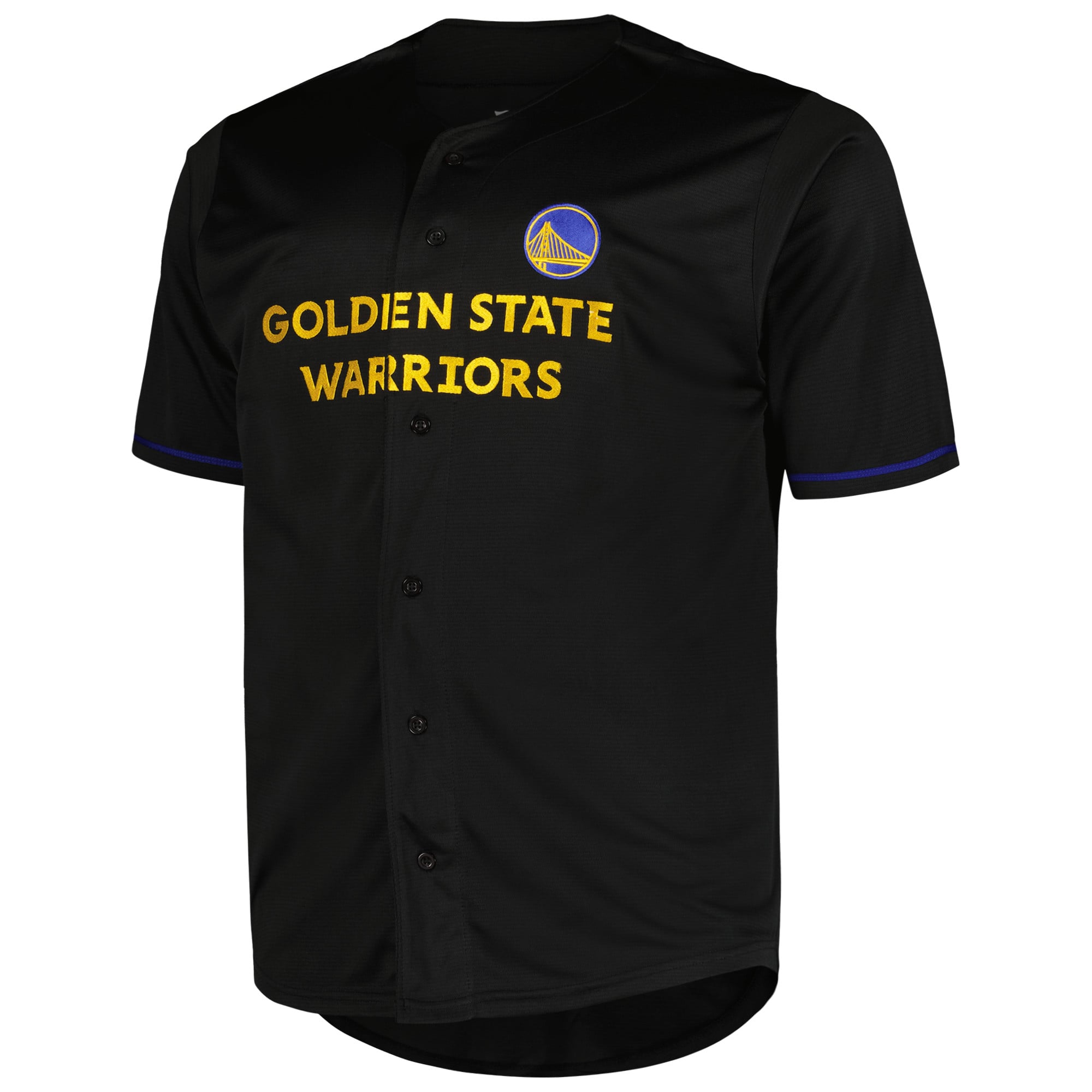 Golden State Warriors Profile Big & Tall Pop Jersey - Black - Image 3