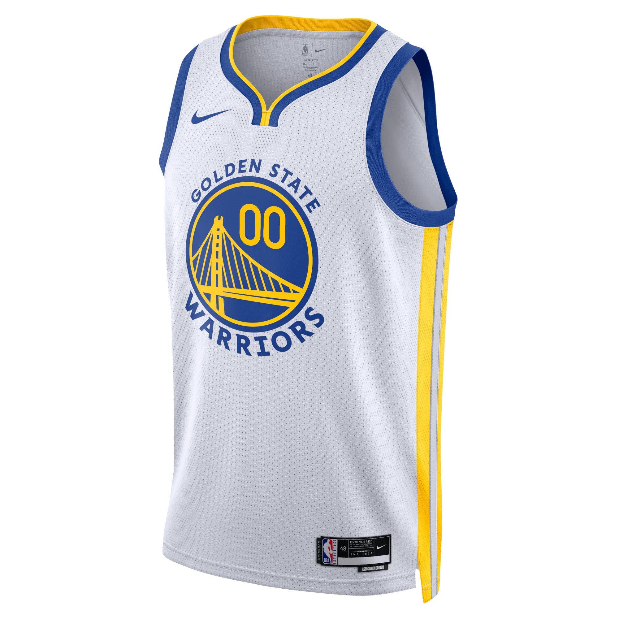 Golden State Warriors Unisex Swingman Custom Jersey White - Association Edition - White - Image 3