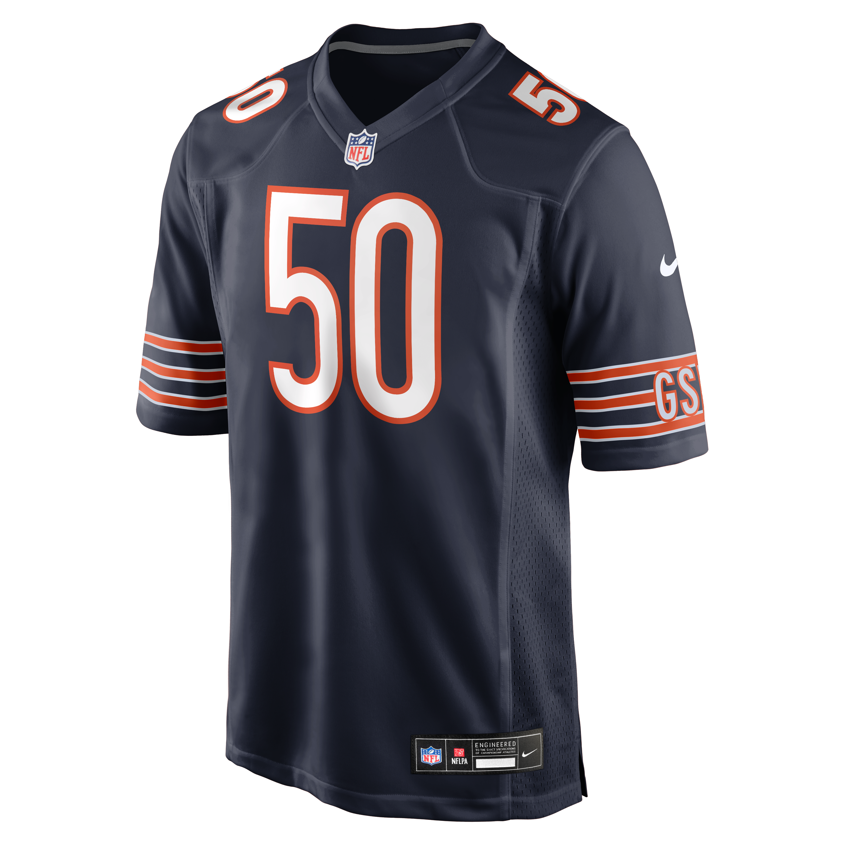 Grady Jarrett Chicago Bears Team Game Jersey - Navy - Image 3