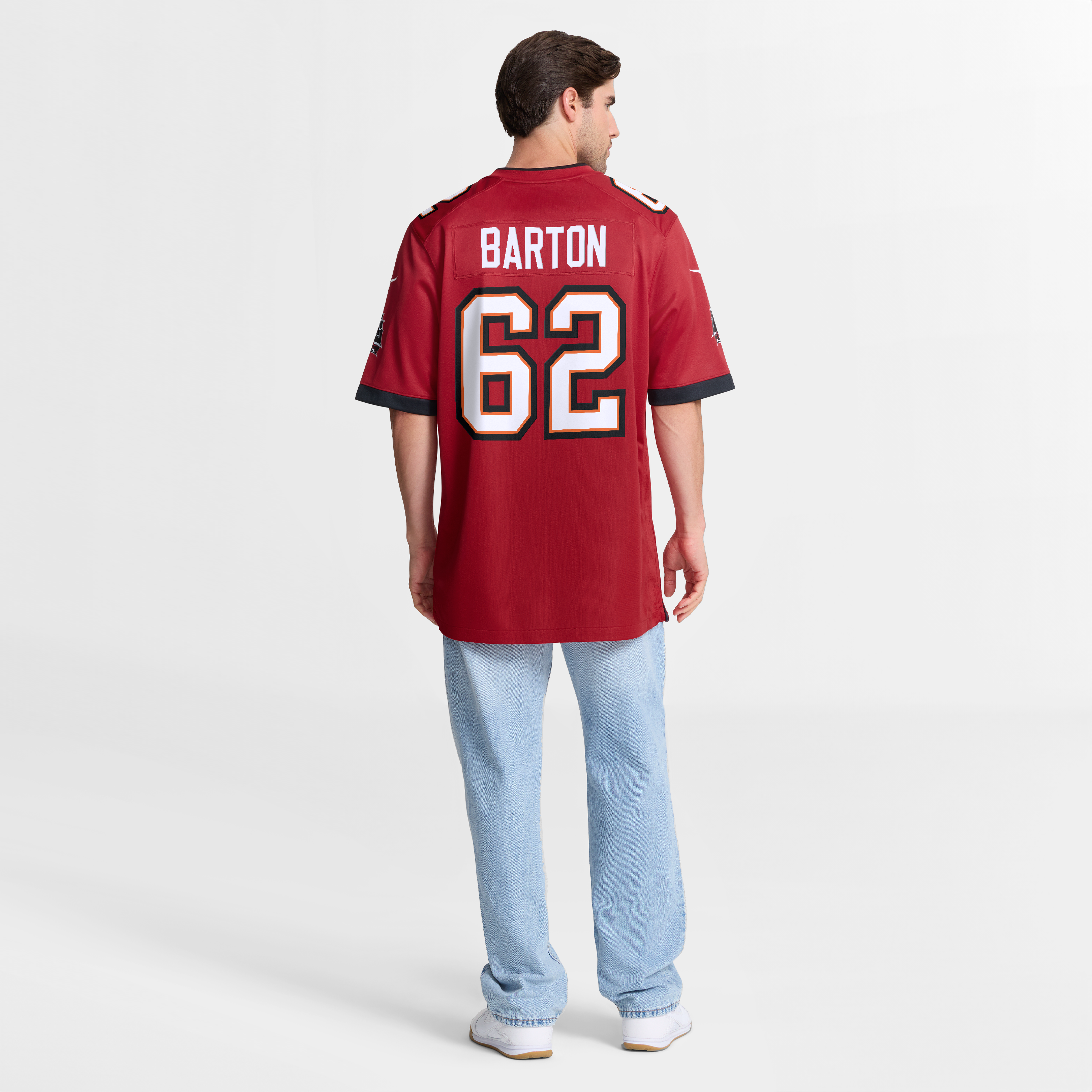 Graham Barton Tampa Bay Buccaneers Player Game Jersey - Red - Image 9