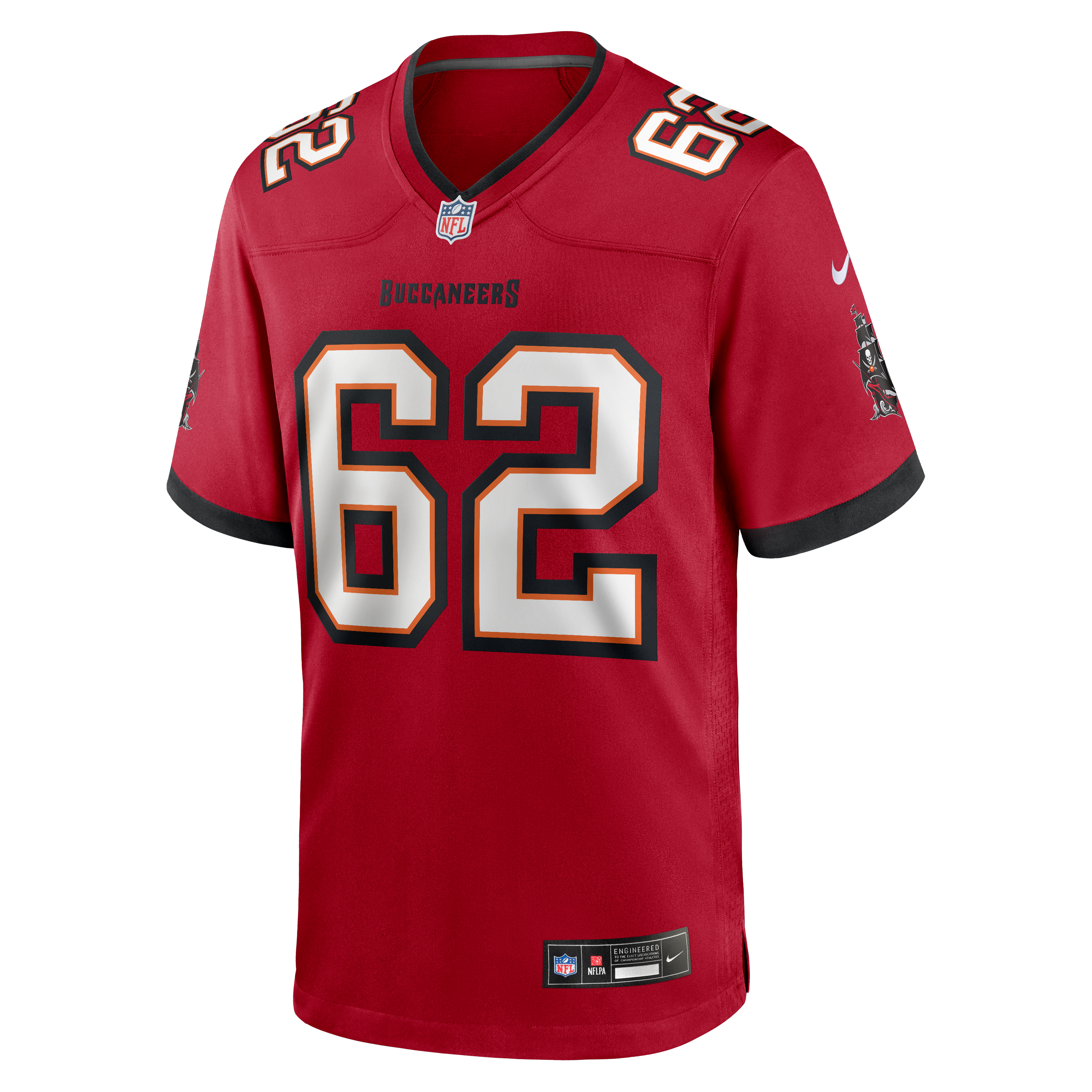 Graham Barton Tampa Bay Buccaneers Player Game Jersey - Red - Image 3