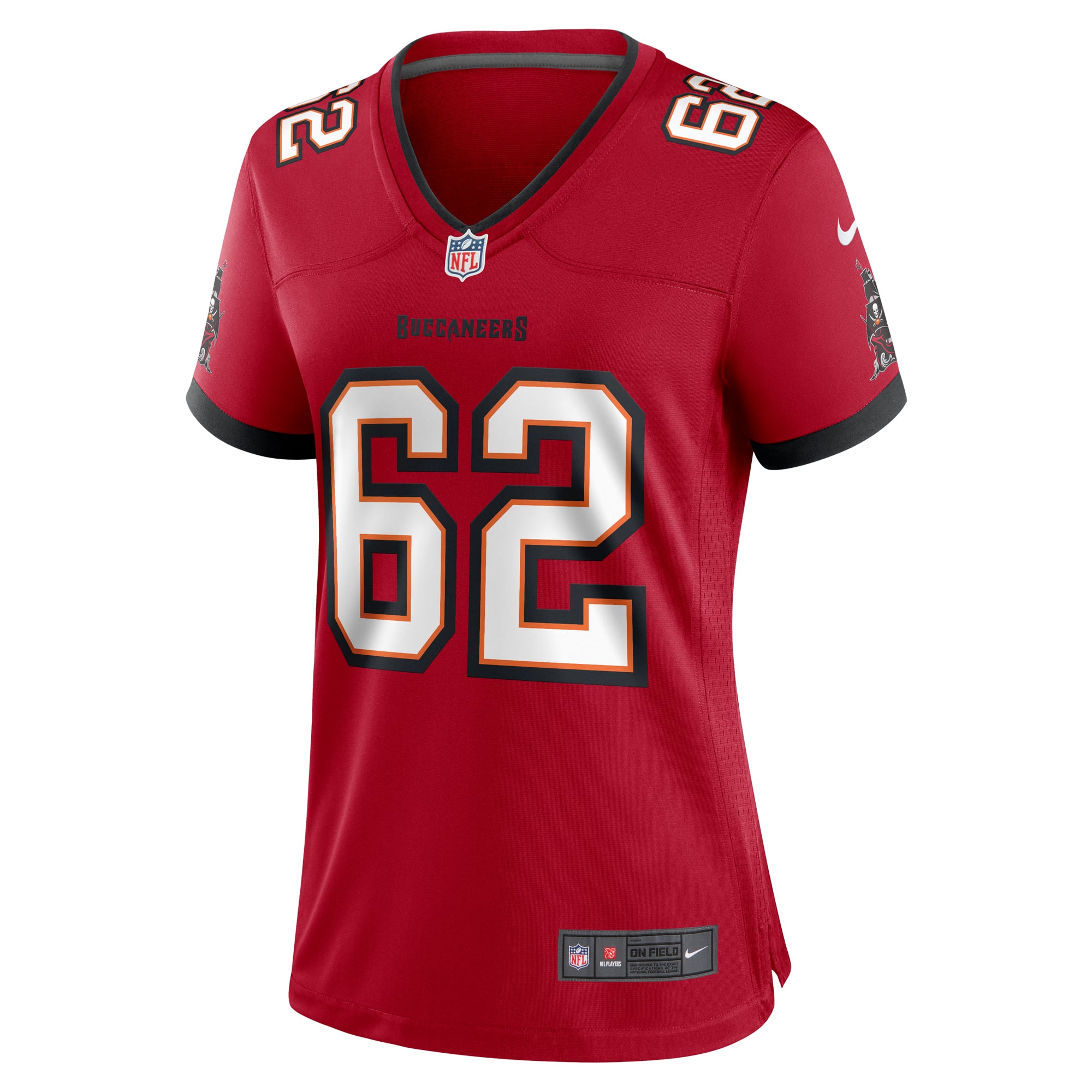 Graham Barton Tampa Bay Buccaneers Women's Game Jersey - Red - Image 3