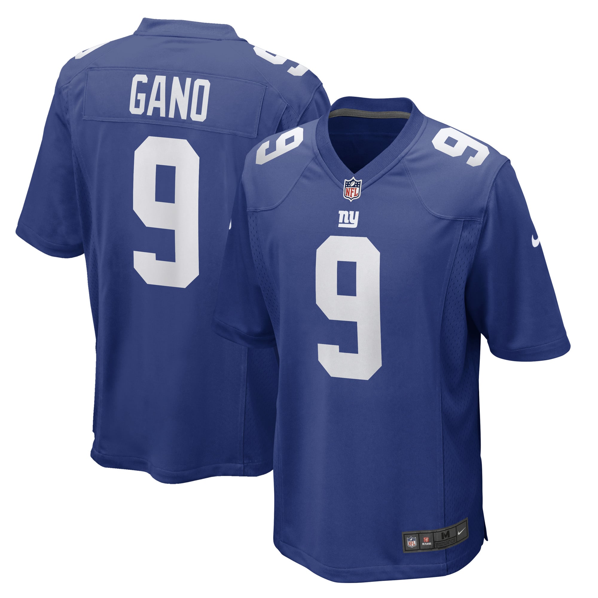 Graham Gano New York Giants Team Game Player Jersey - Royal - Image 2