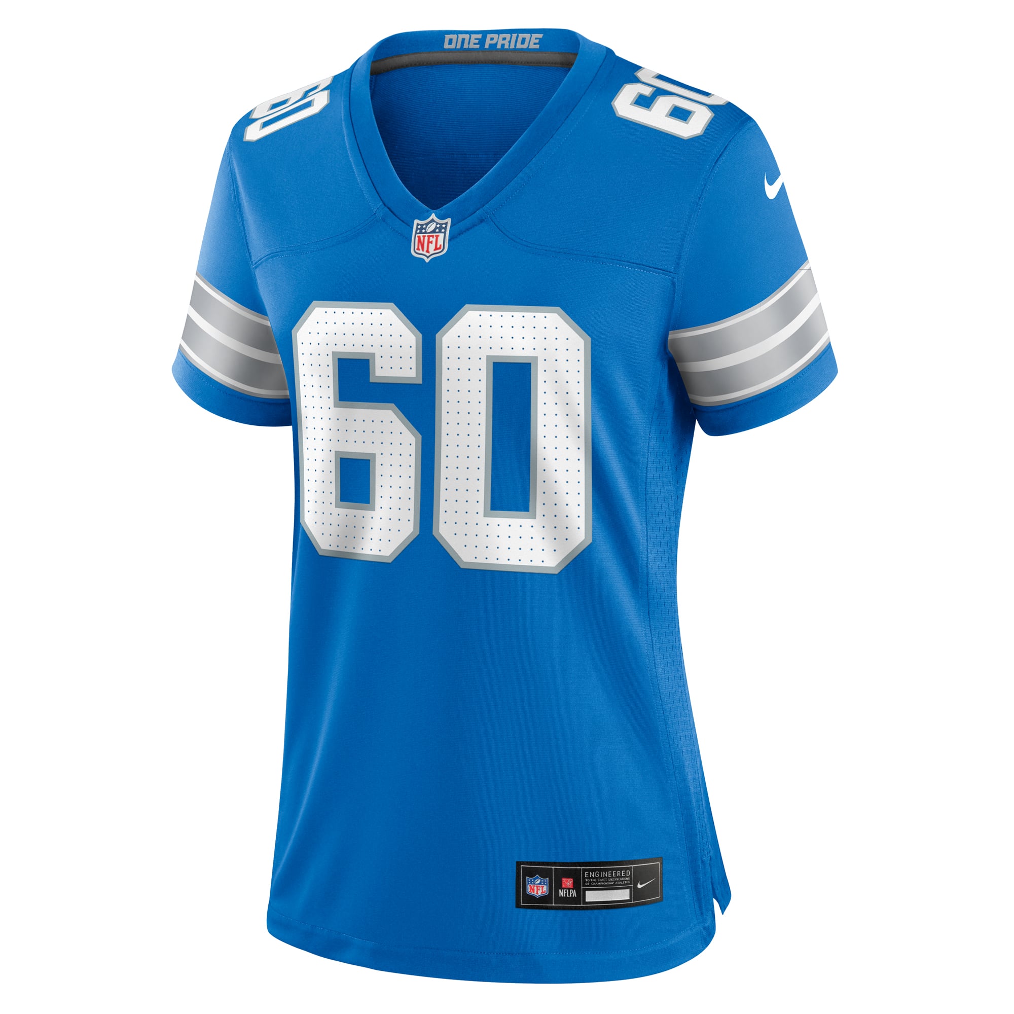 Graham Glasgow Detroit Lions Women's Team Game Jersey - Blue - Image 3